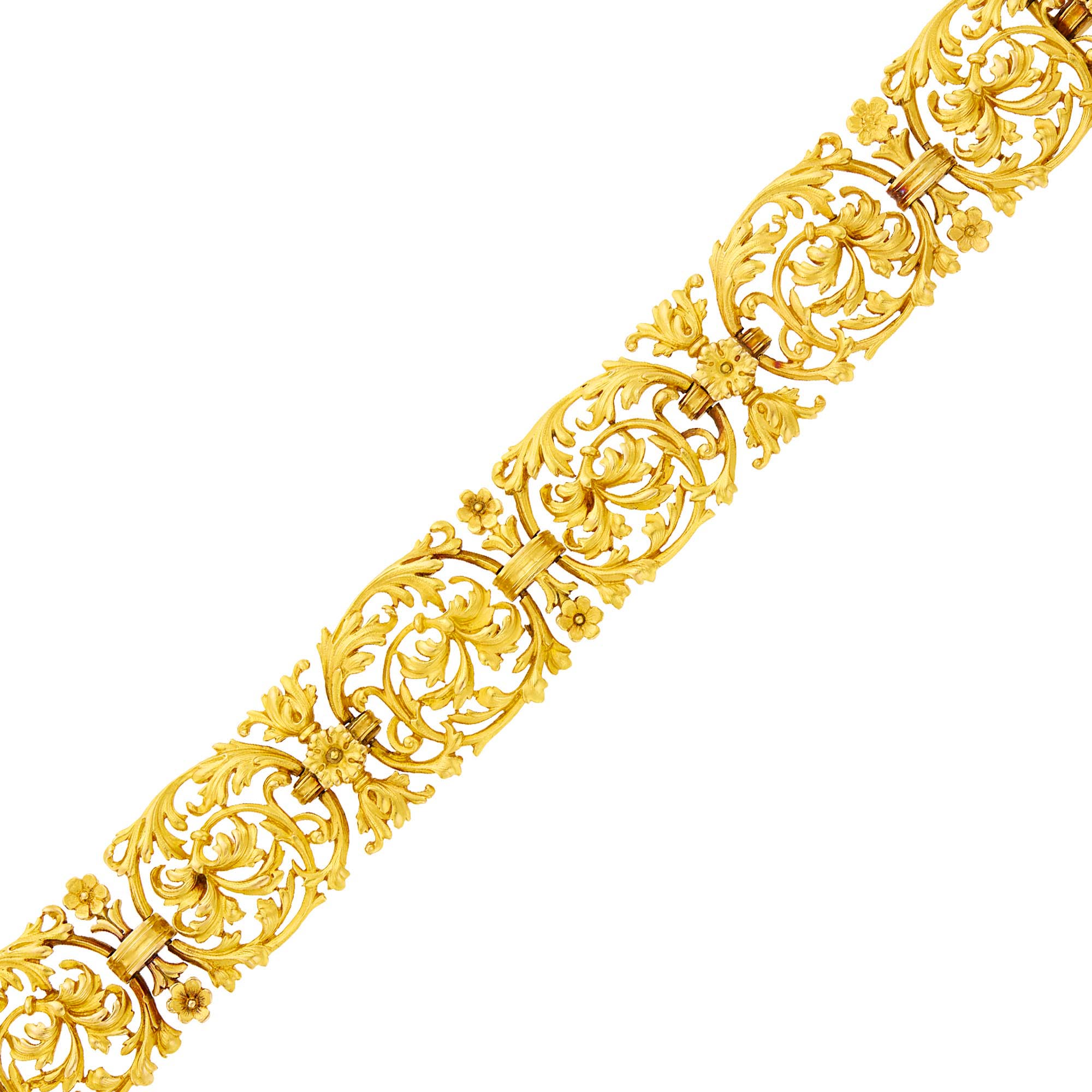 Lot image - Antique Gold Bracelet