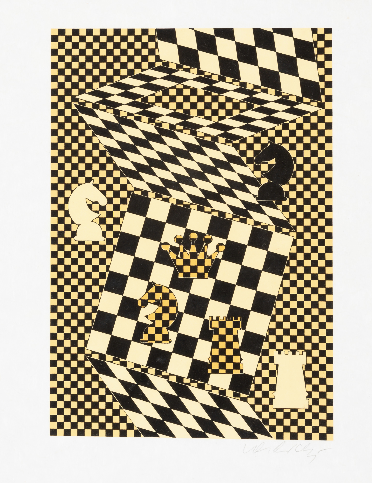 Lot image - Victor Vasarely (1906-1997)