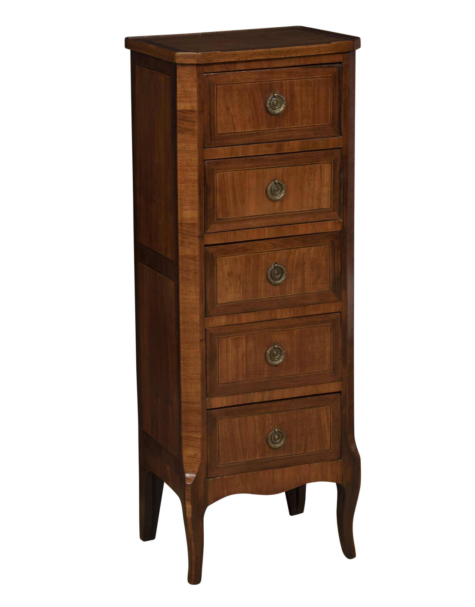 Lot image - Louis XV/XVI Transitional Style Tall Chest of Drawers