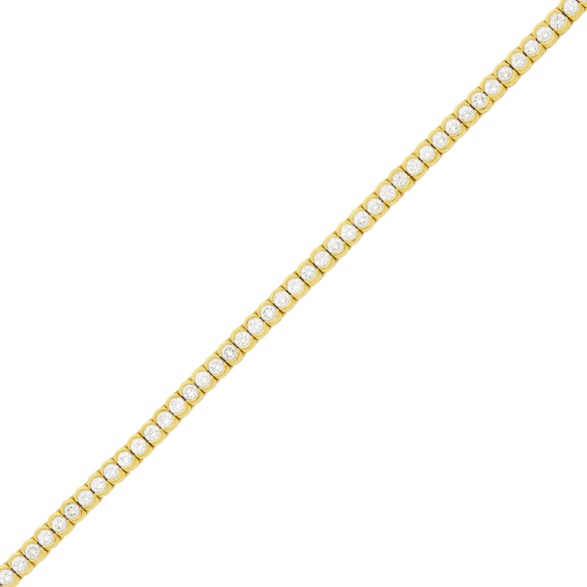 Lot image - Gold and Diamond Bracelet