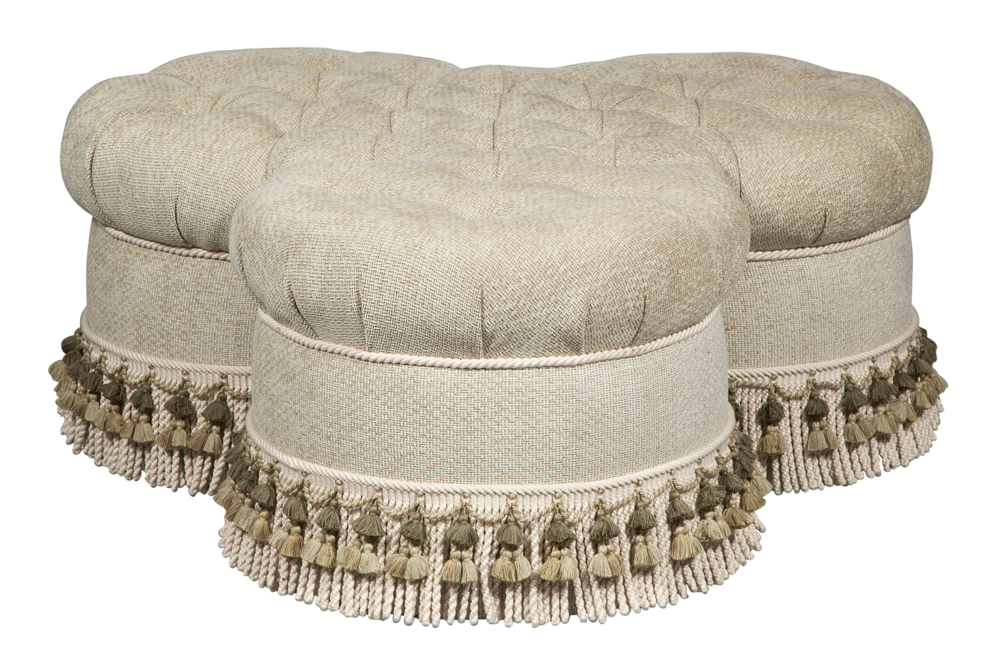 Lot image - Upholstered Ottoman