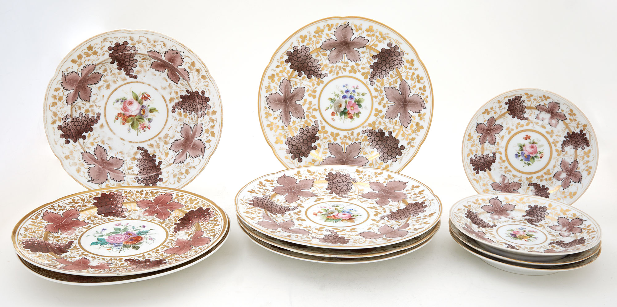 Lot image - Group of Porcelain Tableware from the Korbievsky Service