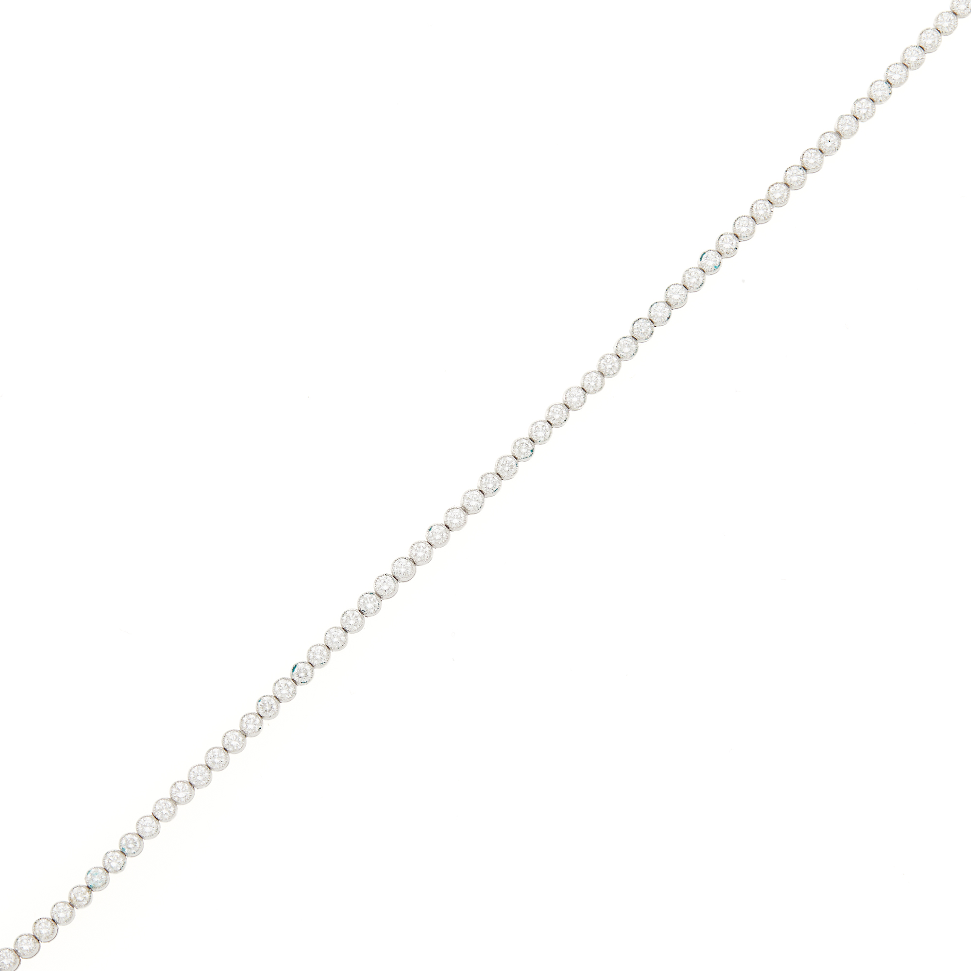 Lot image - White Gold and Diamond Bracelet