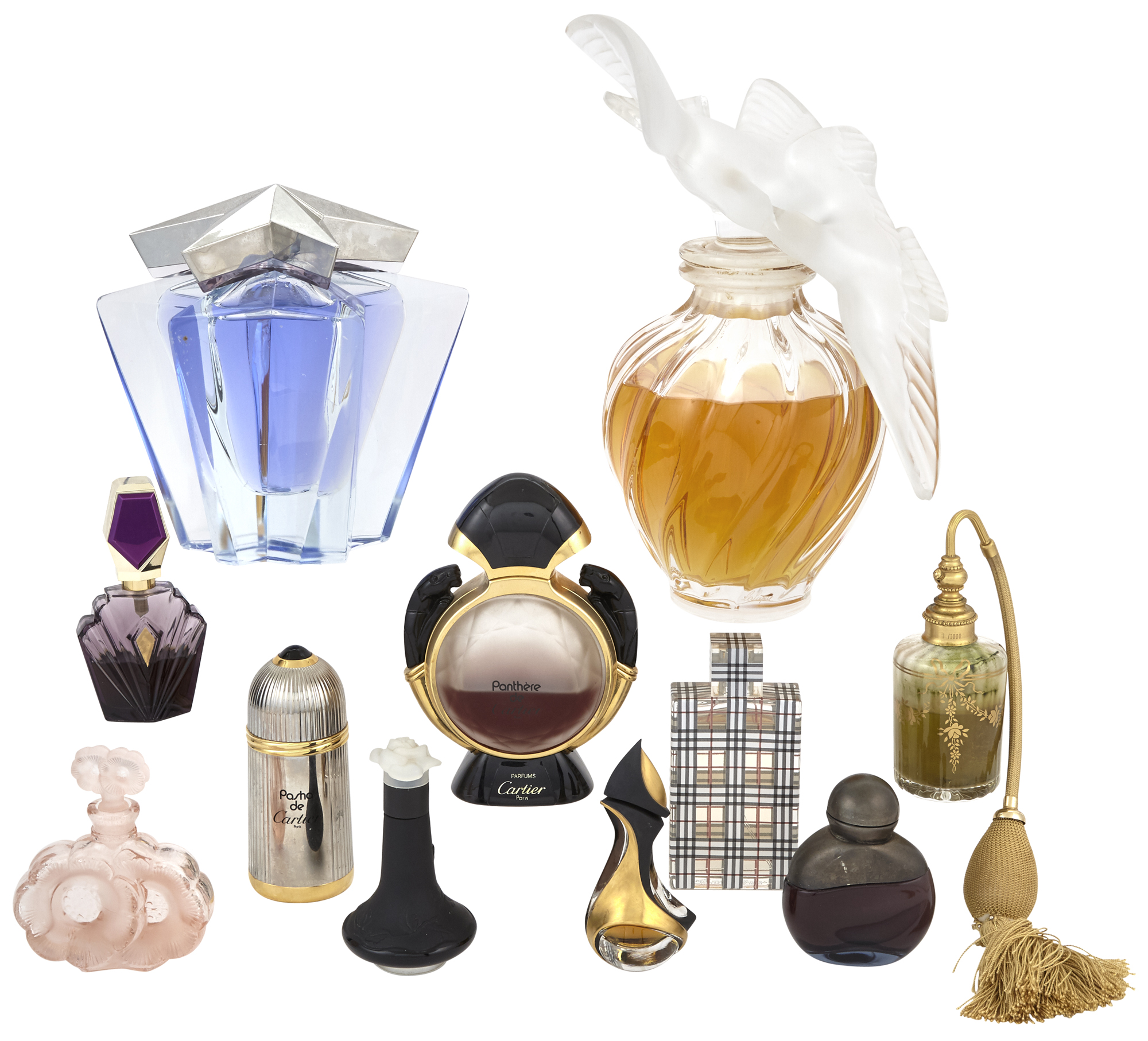 Lot image - Group of Eleven Perfumes, Colognes, Eau de Toilettes and a Factice