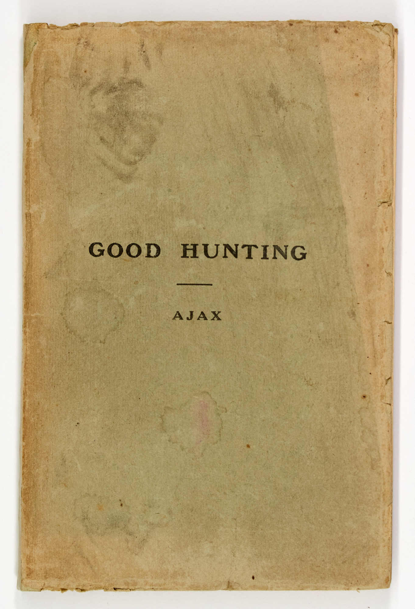 Lot image - [INDIA-HUNTING]  AJAX [pseud.] Good Hunting! or What to Do on Shikar and How to Do It.