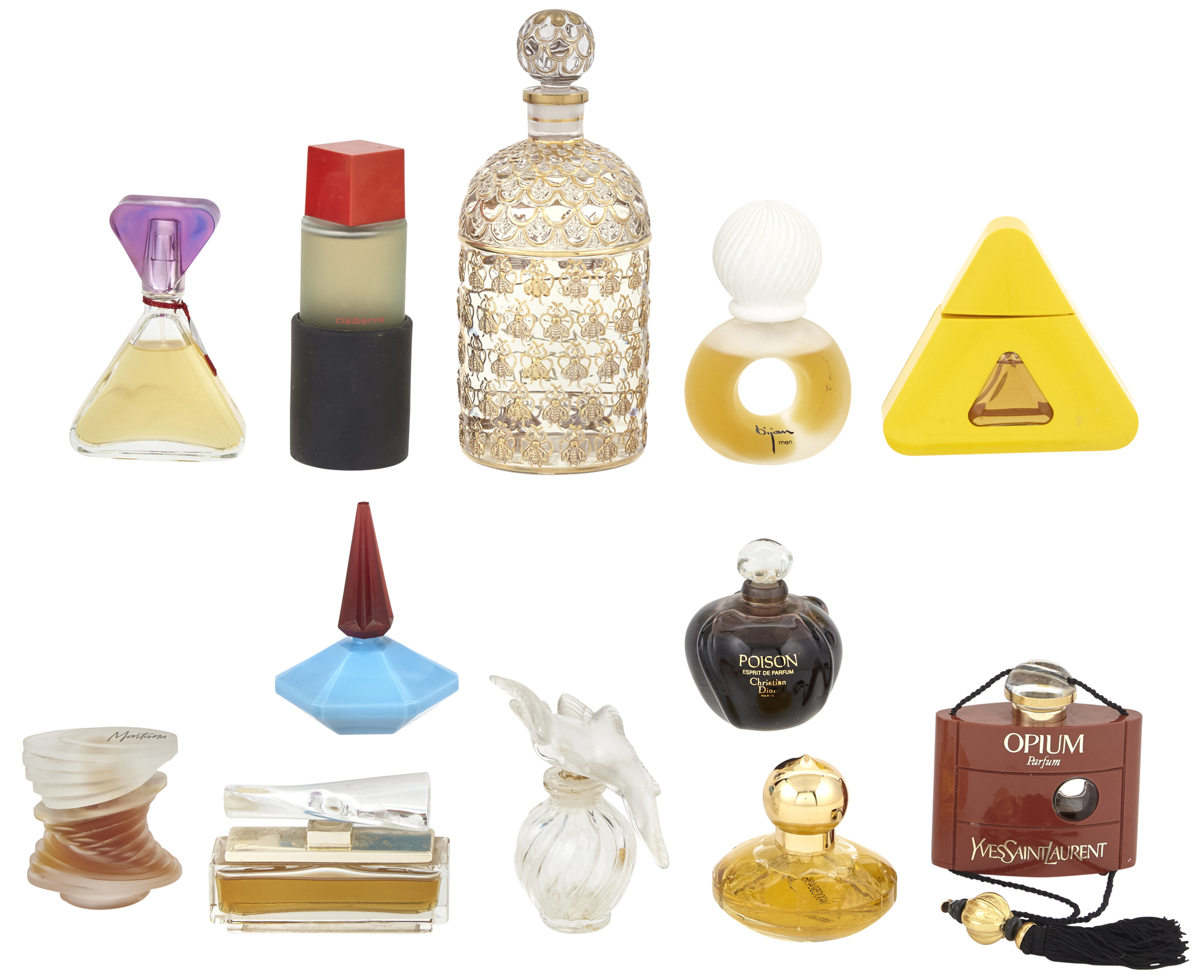 Lot image - Group of Twelve Perfumes, Colognes and Eau de Toilettes