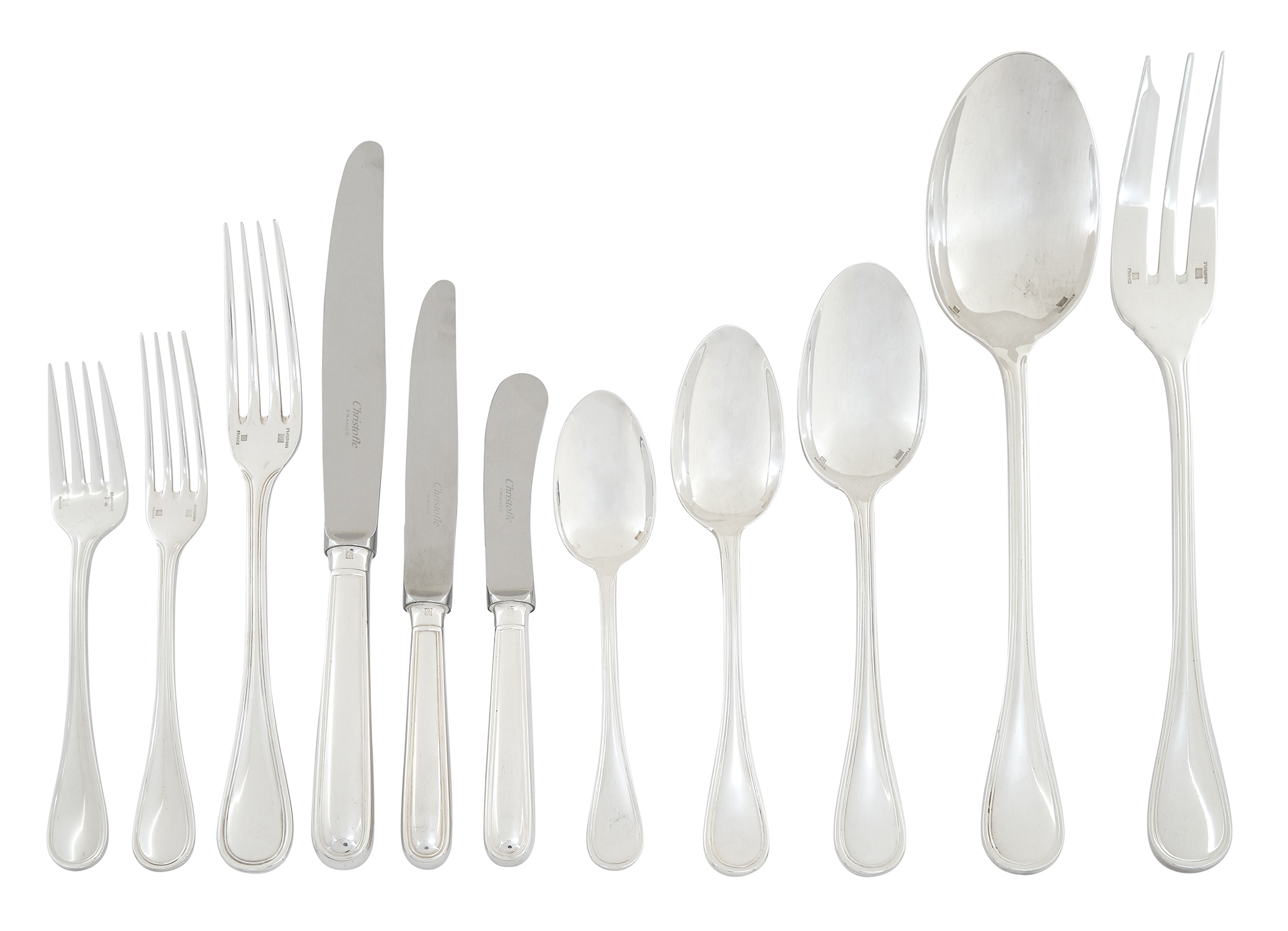 Lot image - Christofle Silver Plated Albi
