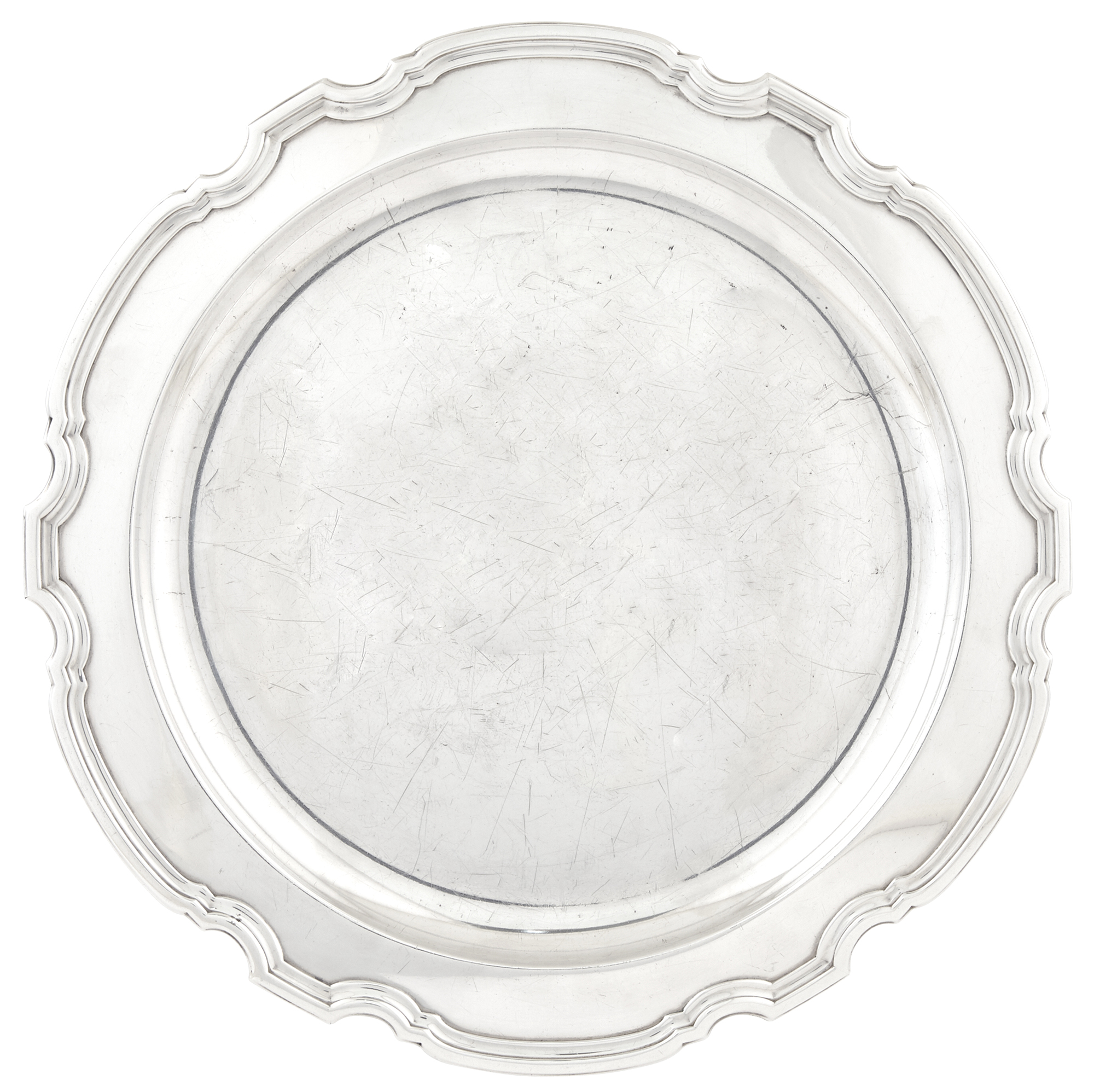 Lot image - Tiffany & Co. Sterling Silver Circular Tray