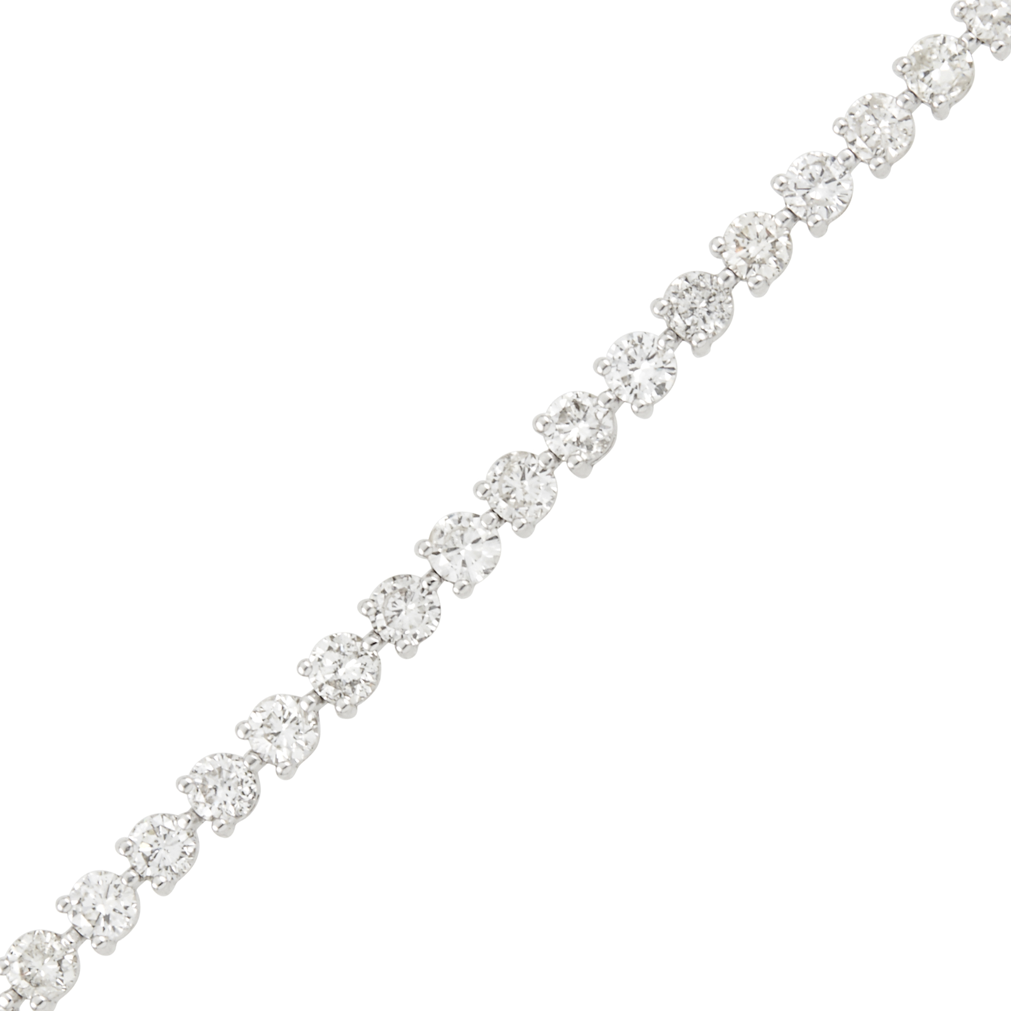 Lot image - White Gold and Diamond Bracelet