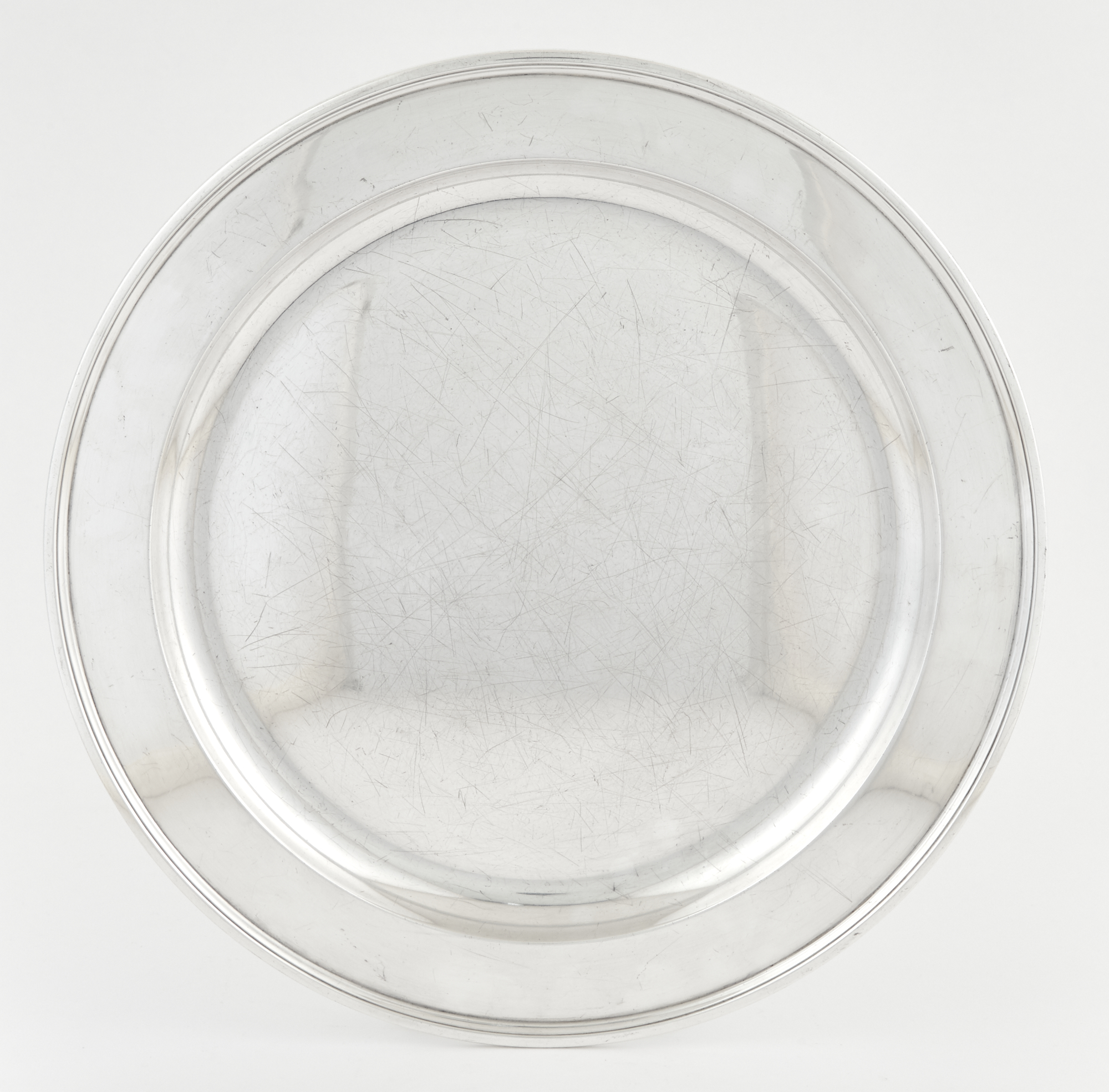 Lot image - Tiffany & Co. Sterling Silver Circular Tray