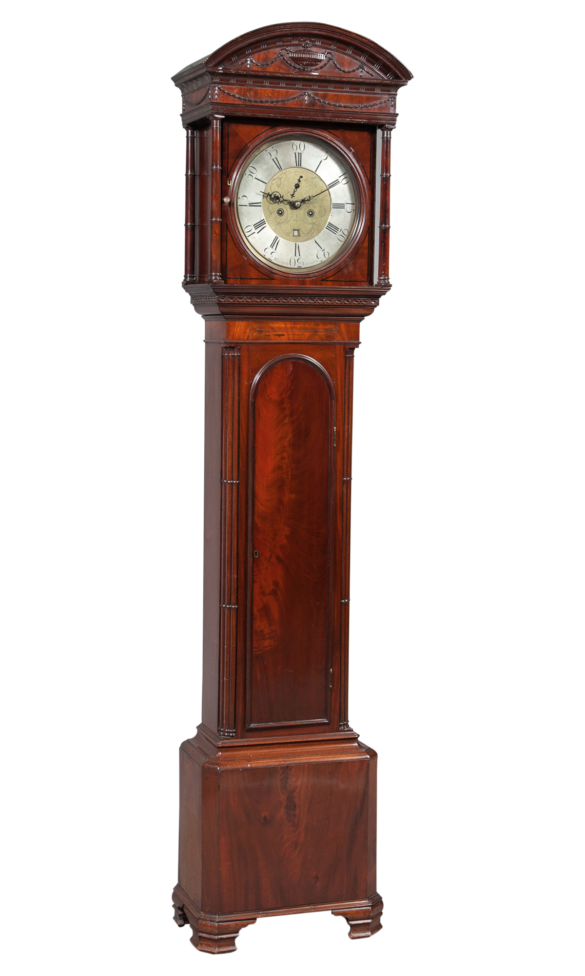 Lot image - George III Mahogany Tall Case Clock