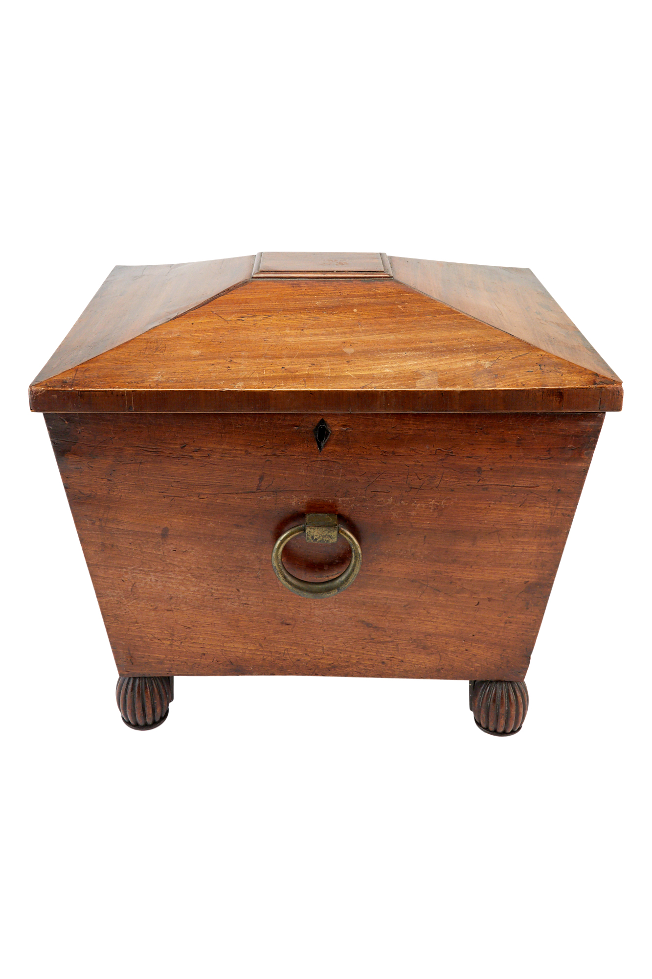 Lot image - Regency Mahogany Cellarette