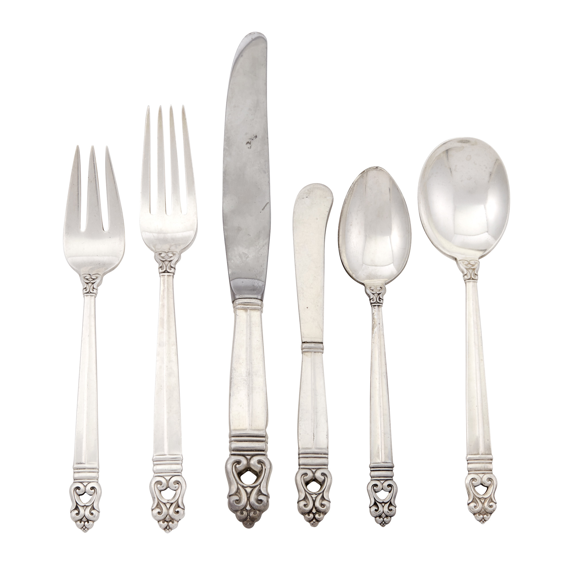 Lot image - International Silver Co. Sterling Silver Royal Danish