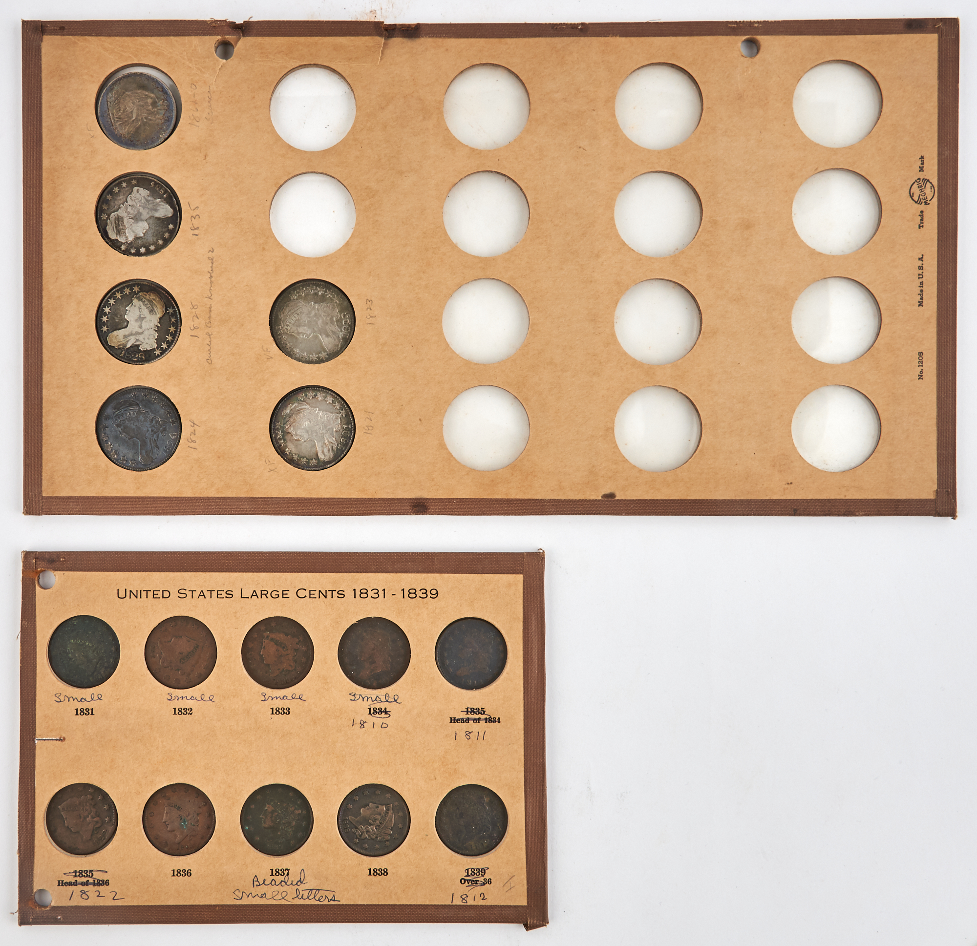 Lot image - Group of United States Coins in Folders