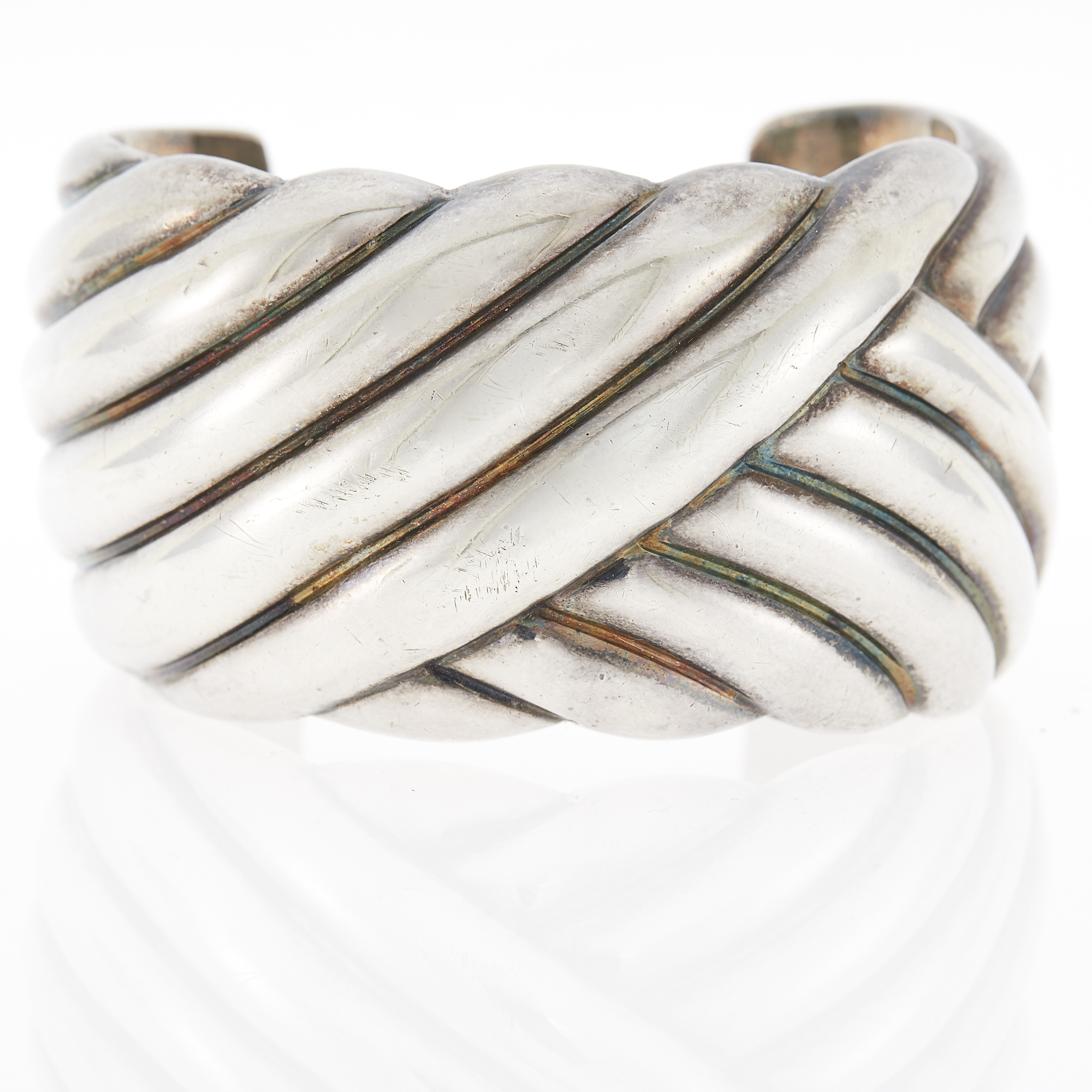 Lot image - Tiffany & Co. Sterling Silver Cuff Bracelet