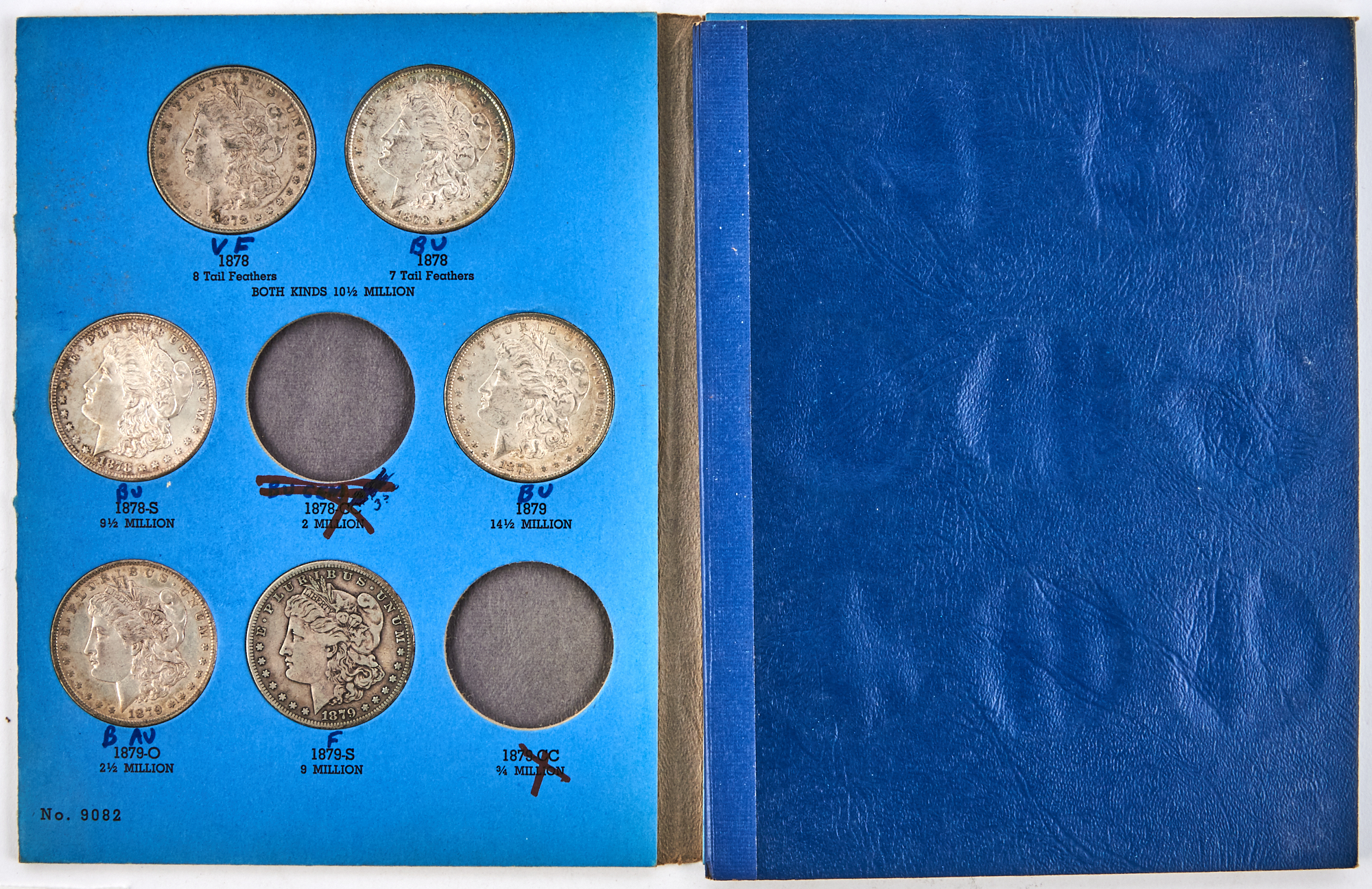 Lot image - Group of United States Coins in Blue Books