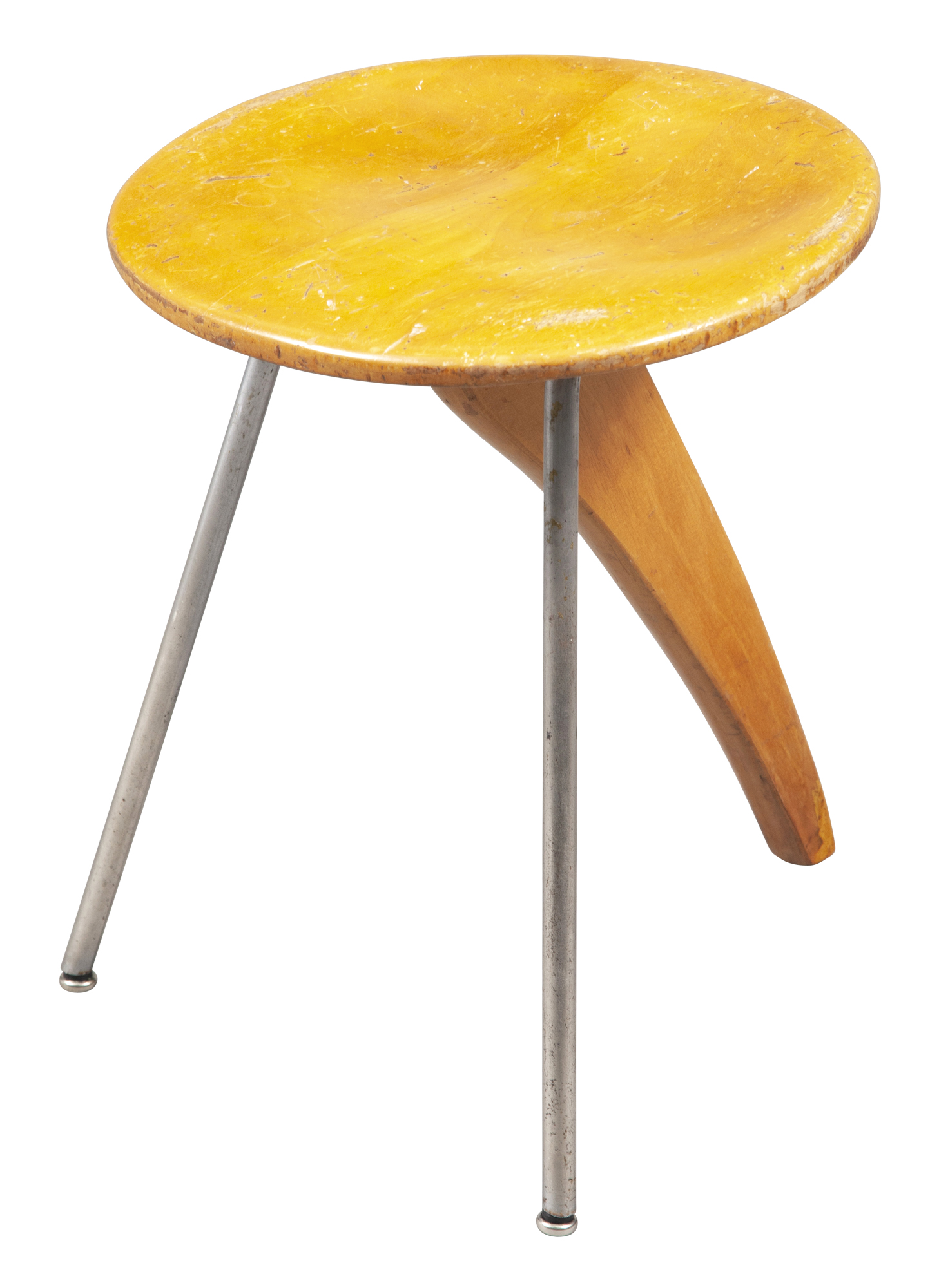 Lot image - Early Isamu Noguchi Steel, Aluminum and Birch Rudder