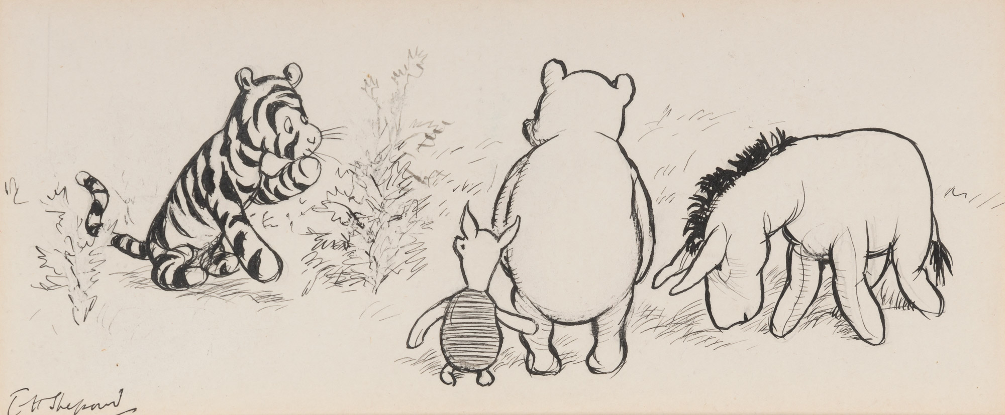 Lot image - SHEPARD, ERNEST H.  Your friend, said Eeyore, appears to have bitten on a bee.