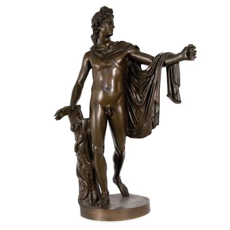 Lot image - Bronze Figure of Apollo