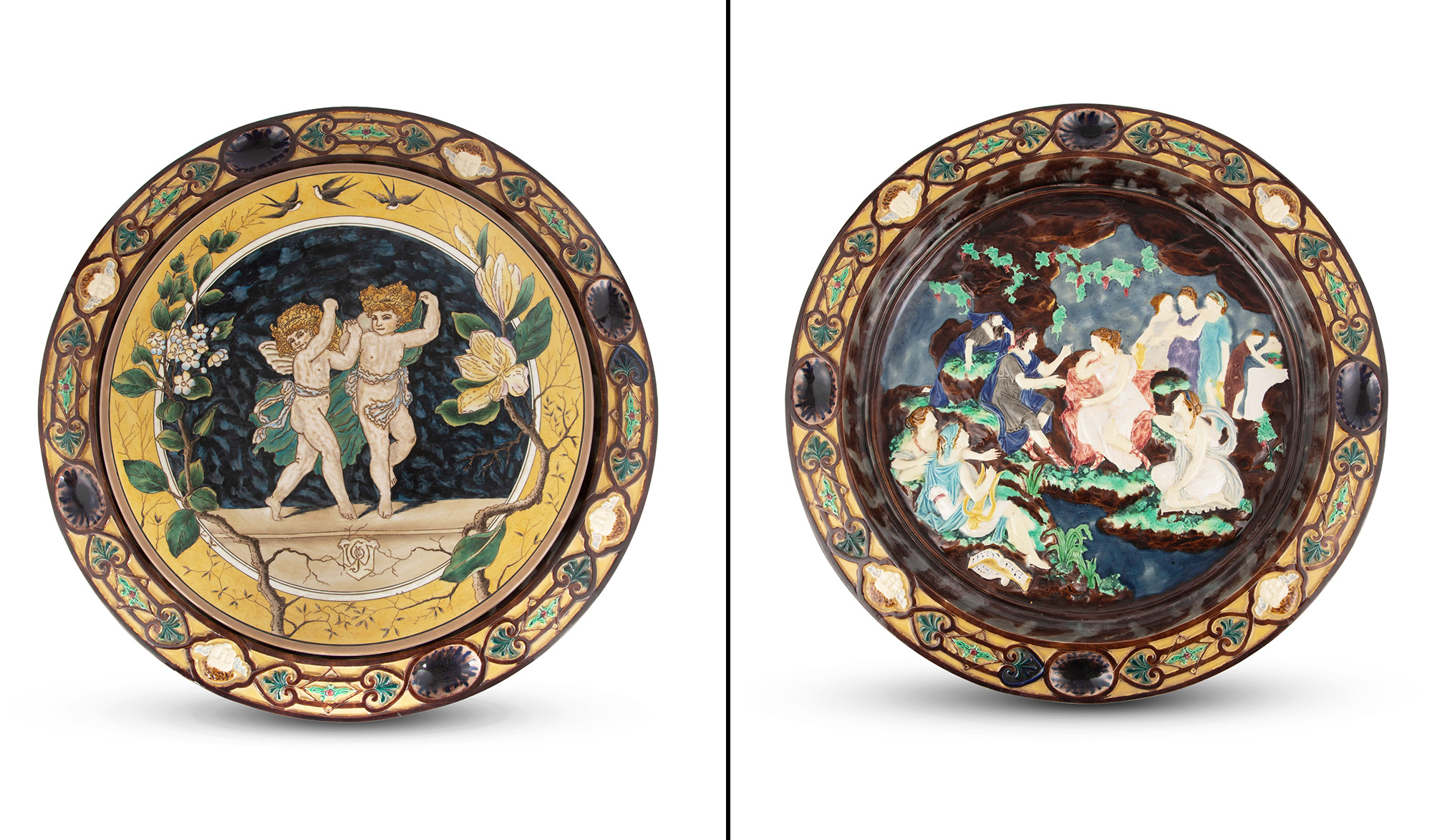 Lot image - Modern Minton-Style Earthenware Charger