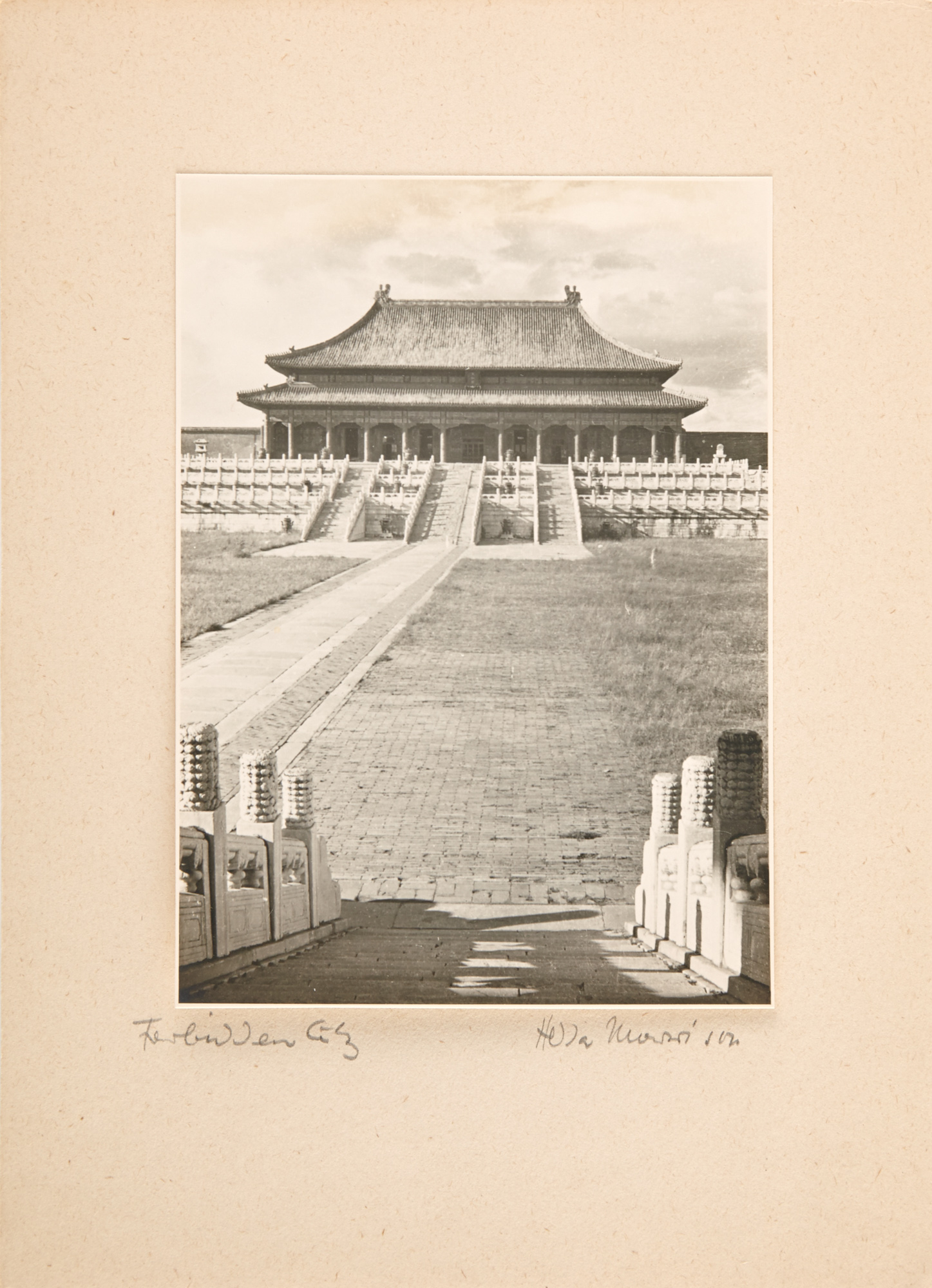 Lot image - MORRISON, HEDDA HAMMER (1908-1991)  [China. The Forbidden City], 1930s