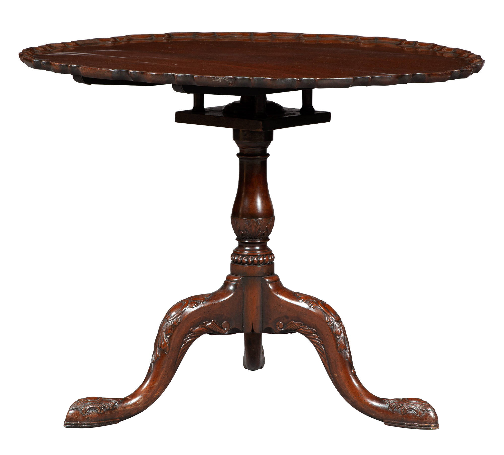 Lot image - George III Style Mahogany Tripod Table