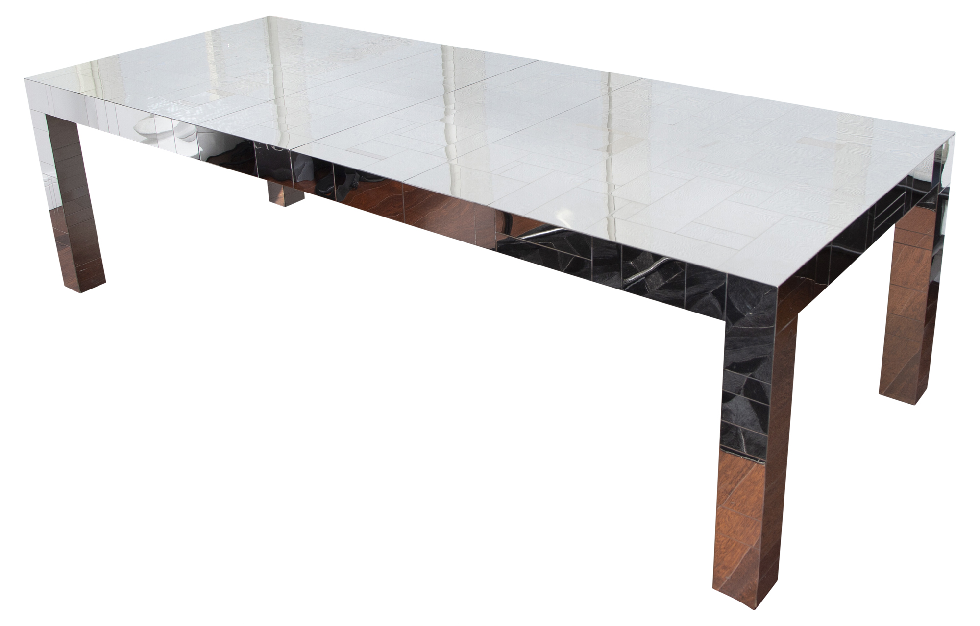 Lot image - Paul Evans Chrome Plated Steel Cityscape Model PE 209