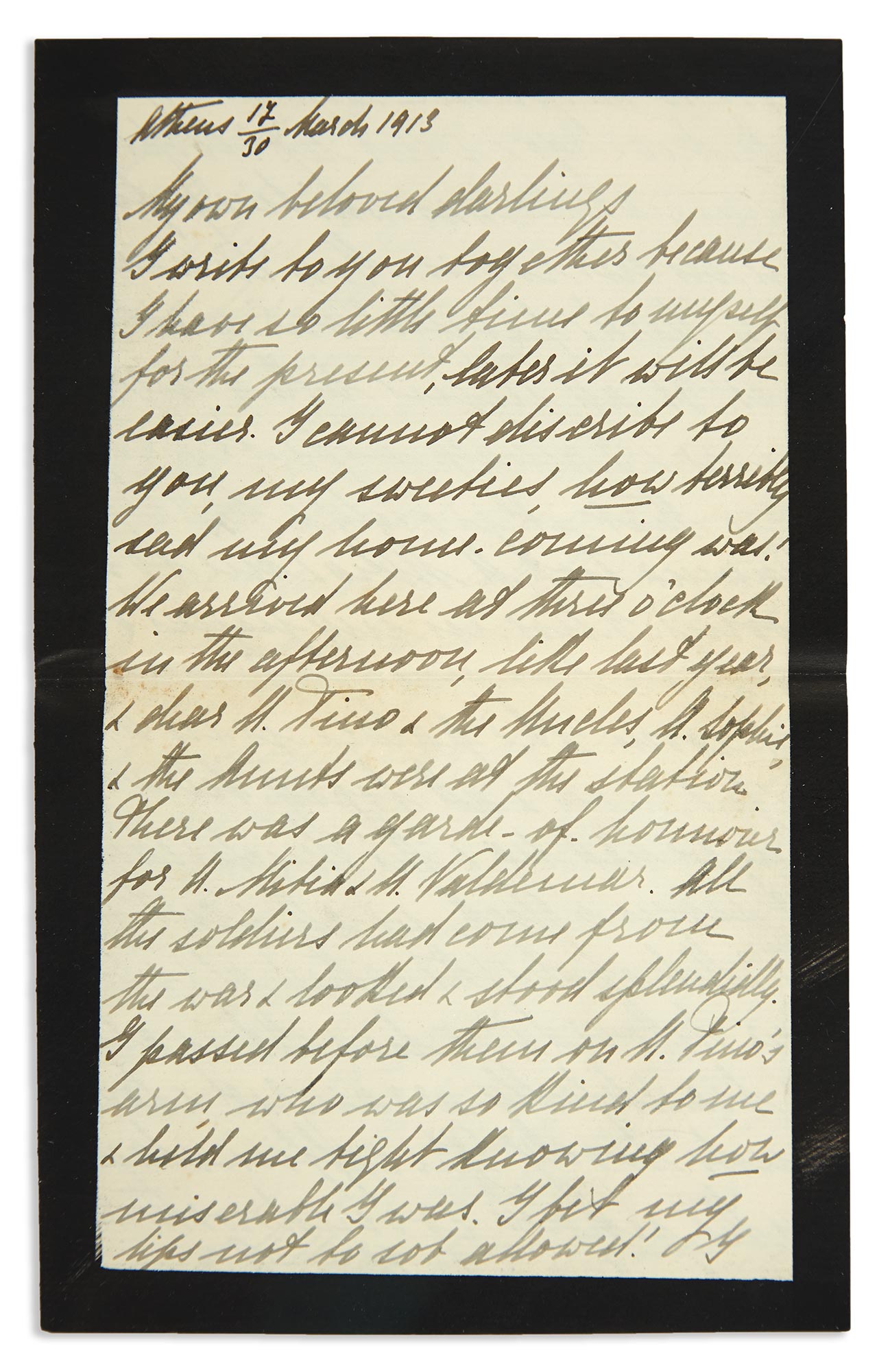 Lot image - Grand Duchess Marie Georgievna (née