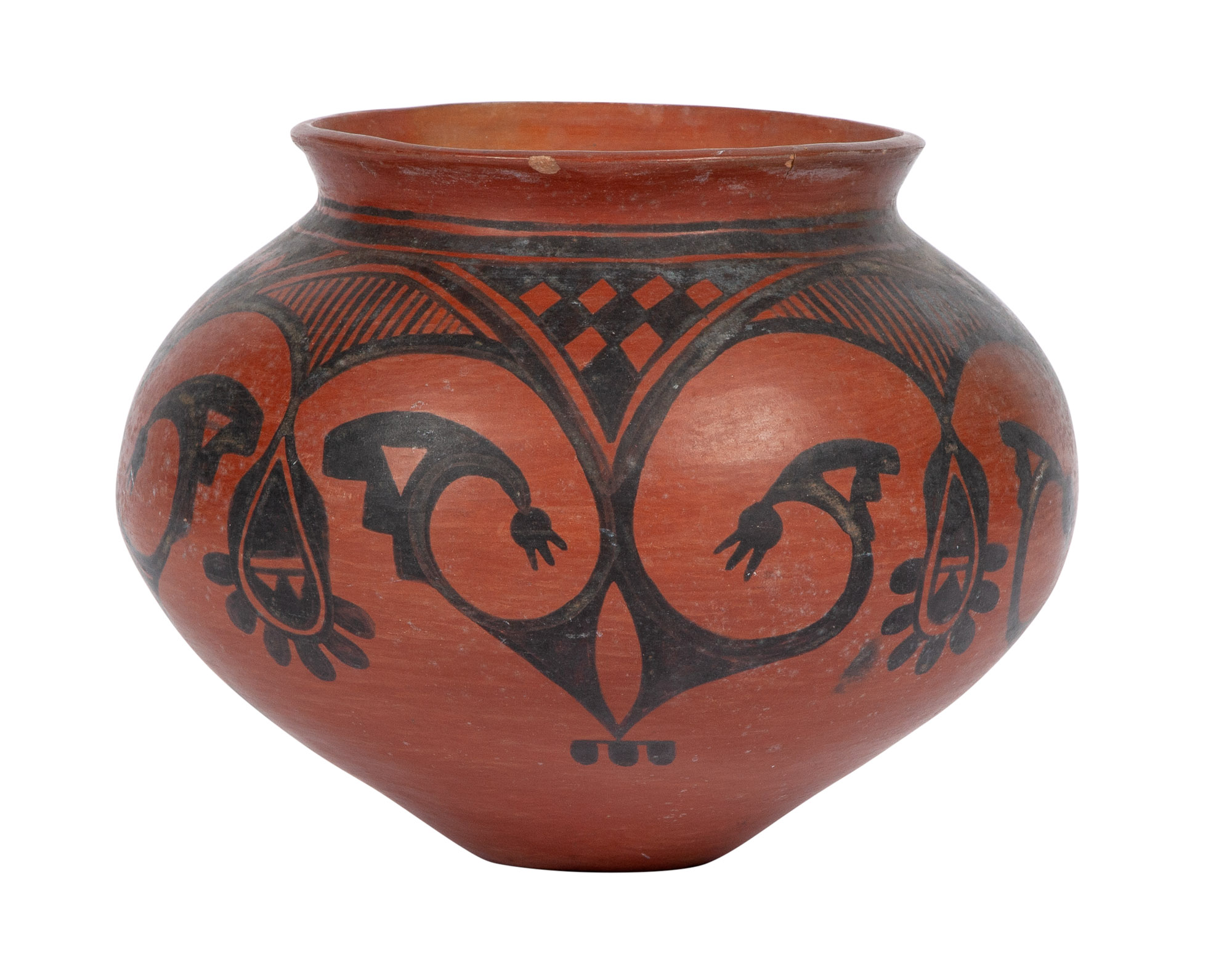 Lot image - San Ildefonso Ceramic Vessel