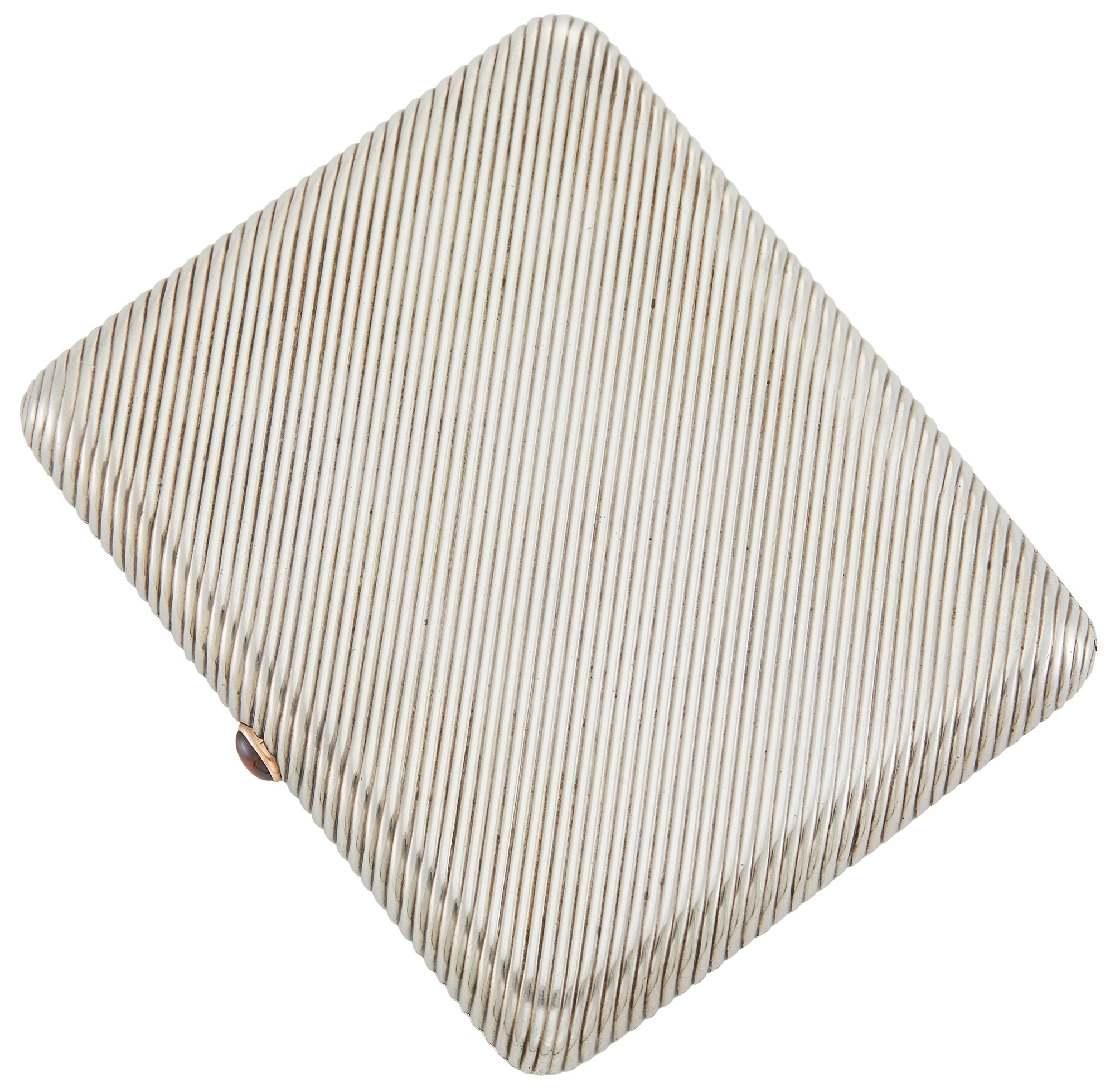 Lot image - Fabergé Silver Cigarette Case