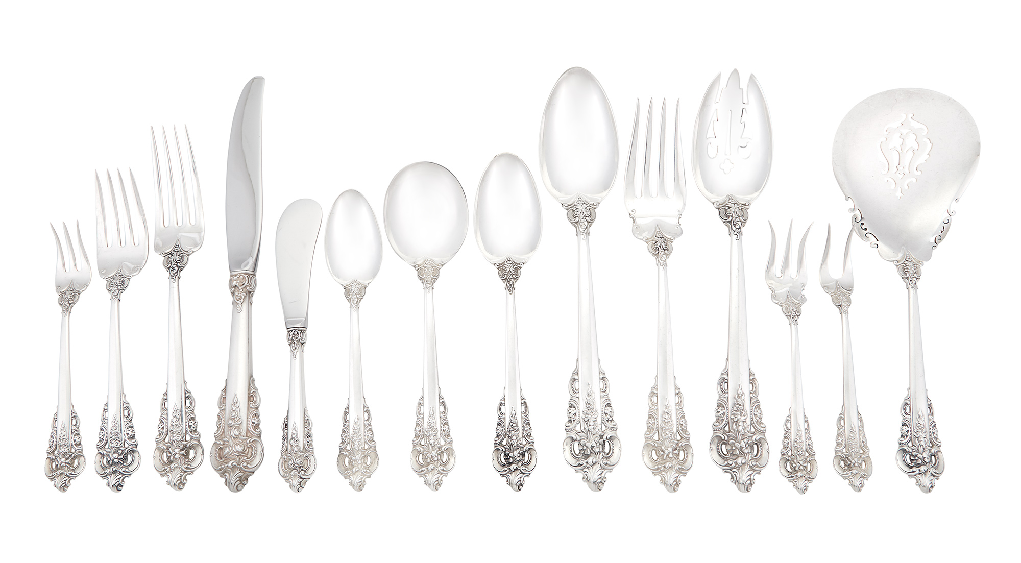 Lot image - Wallace Sterling Silver Grande Baroque