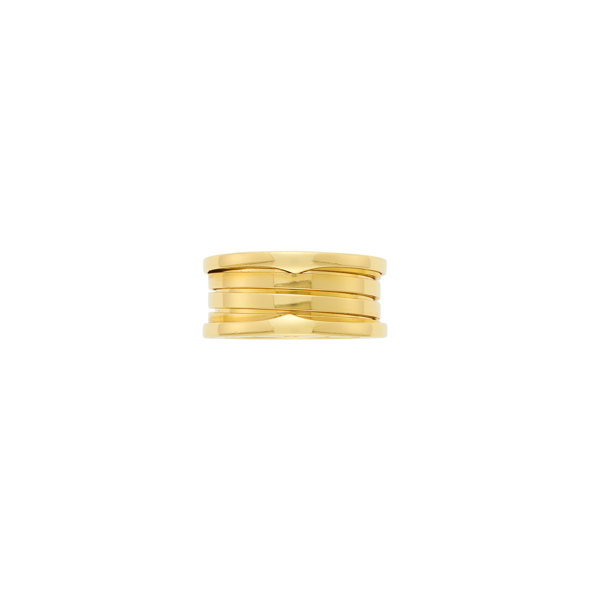Lot image - Bulgari Gold and Diamond  B.Zero1 Band Ring