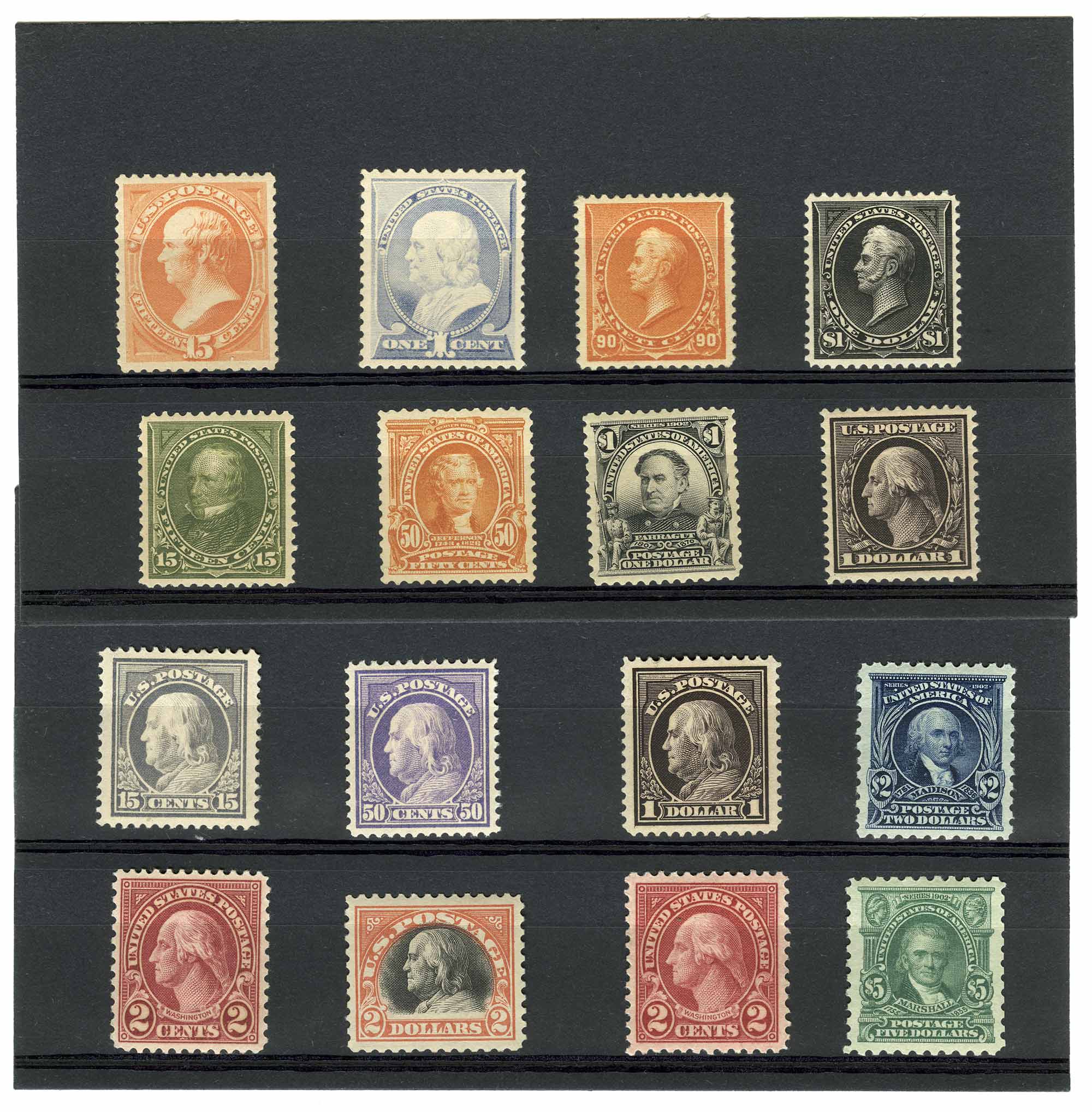 Lot image - United States Regular Issue Postage Stamps