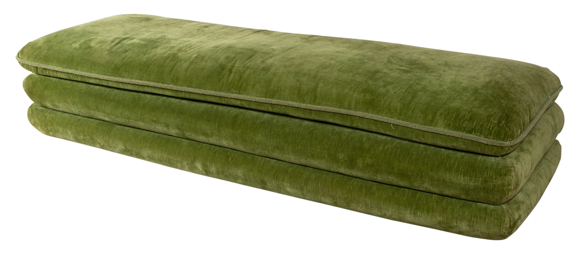 Lot image - Turkish Style Green Upholstered Sofa