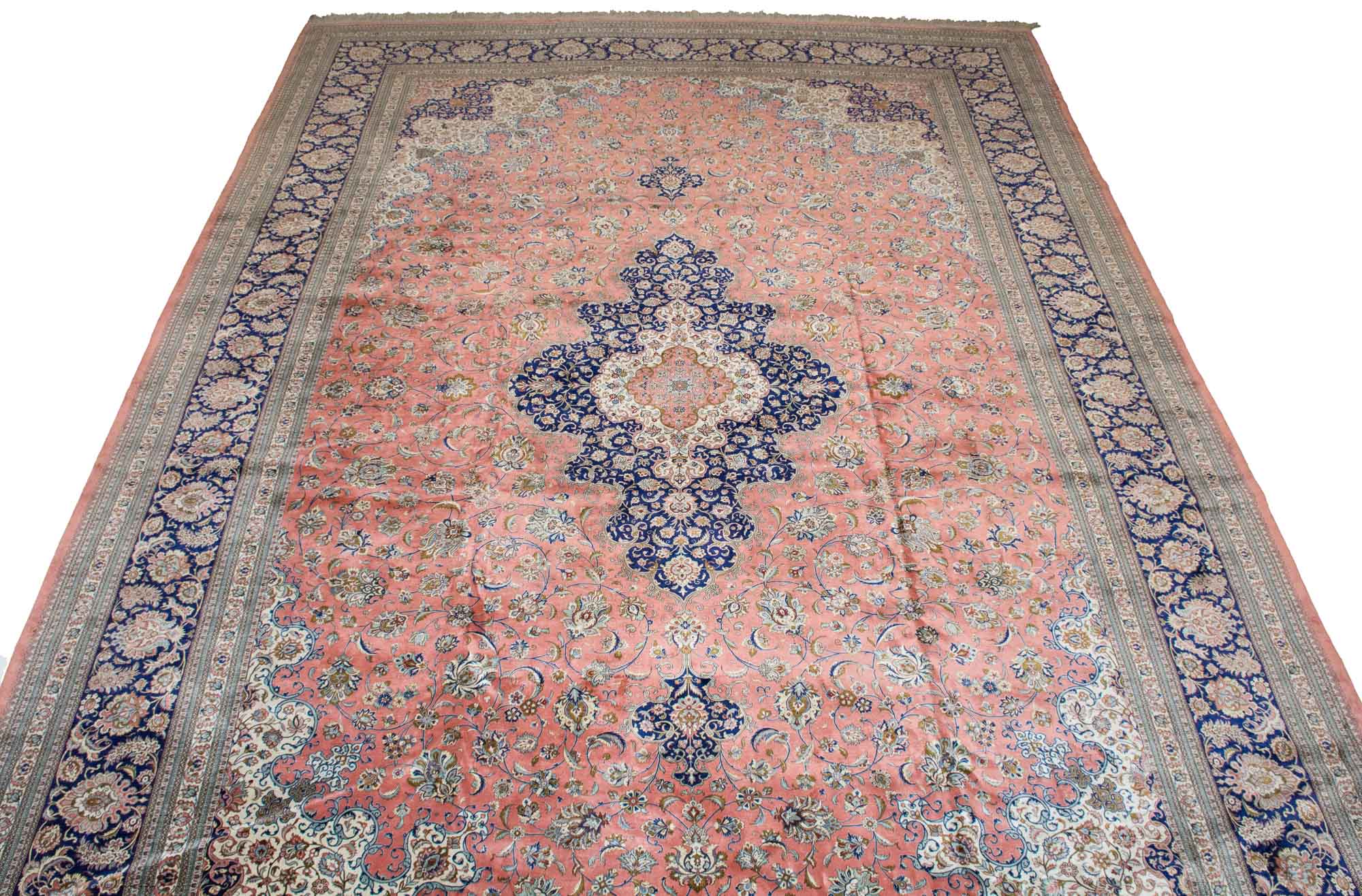 Lot image - Qum Silk Carpet