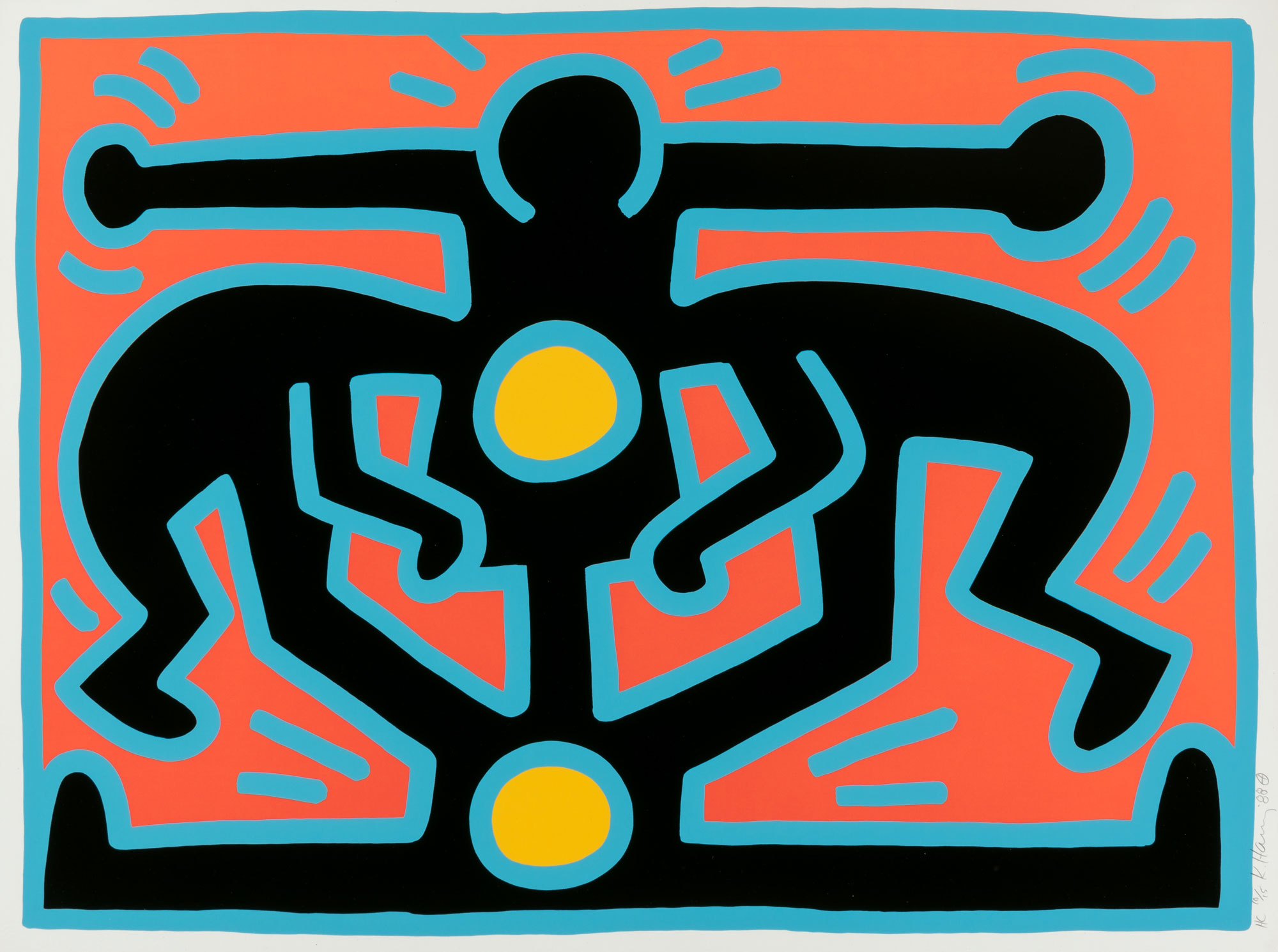 Lot image - Keith Haring (1958-1990)