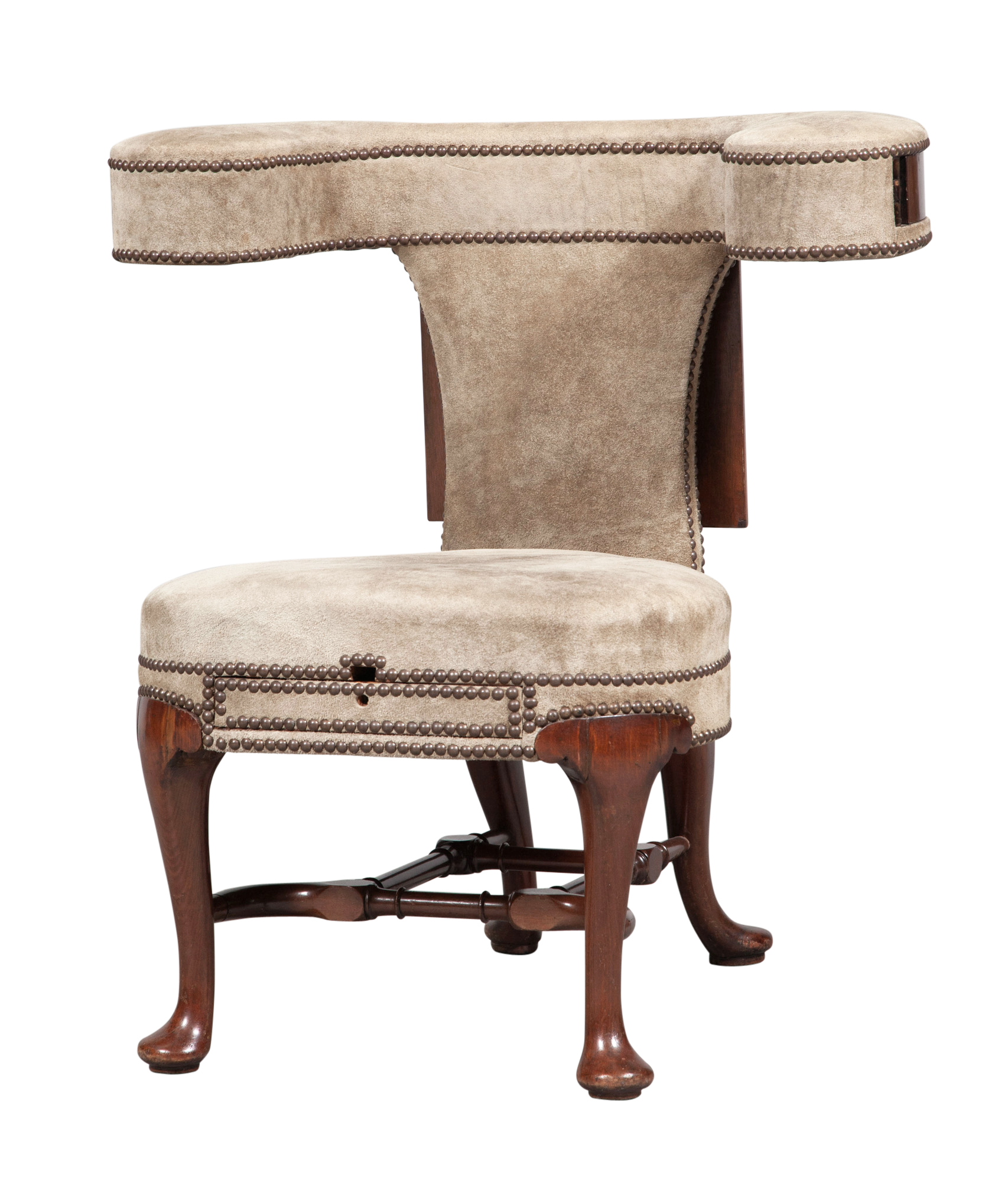 Lot image - Victorian Mahogany Cockfighting Chair