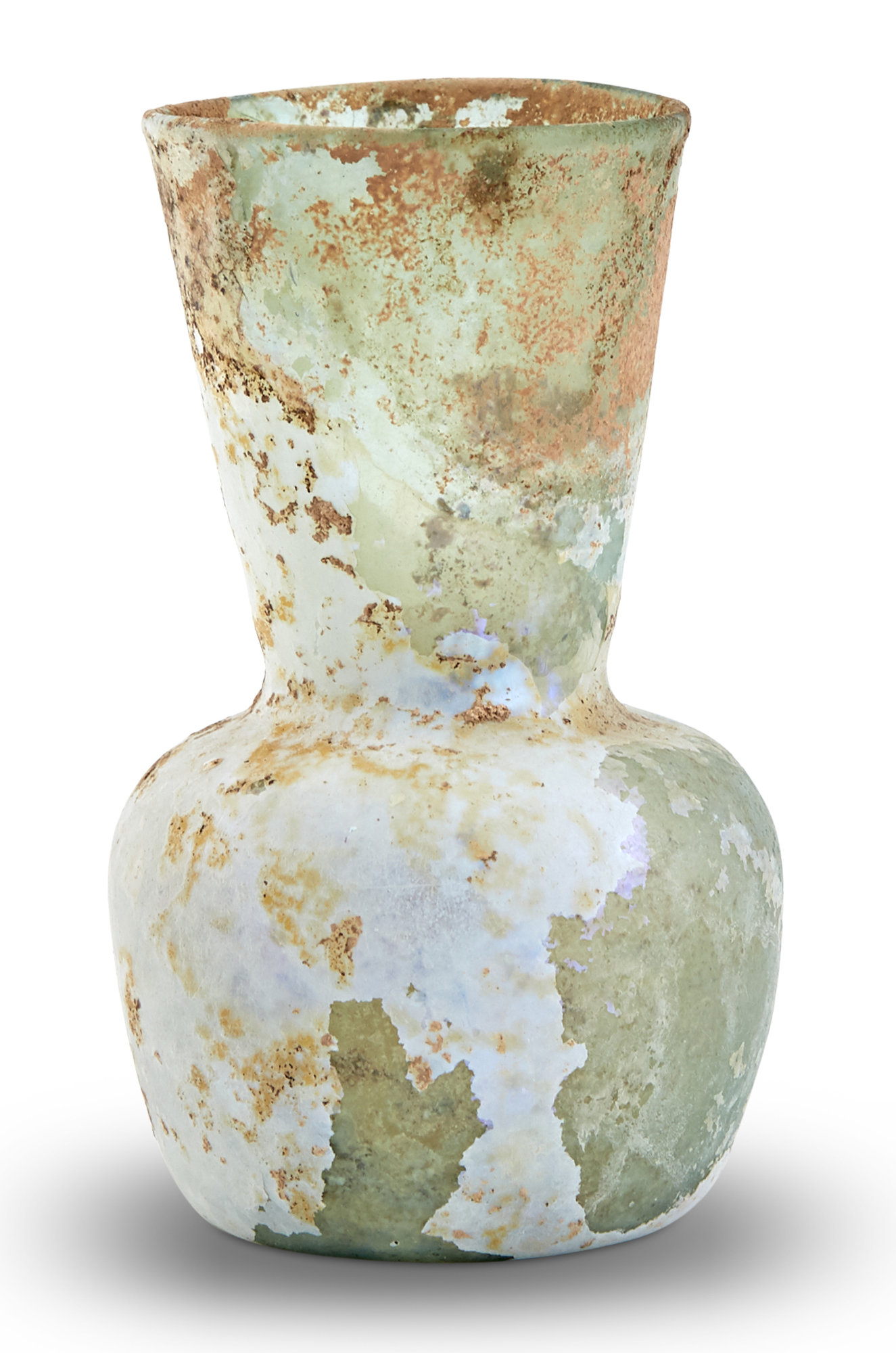 Lot image - Roman Green Glass Jar