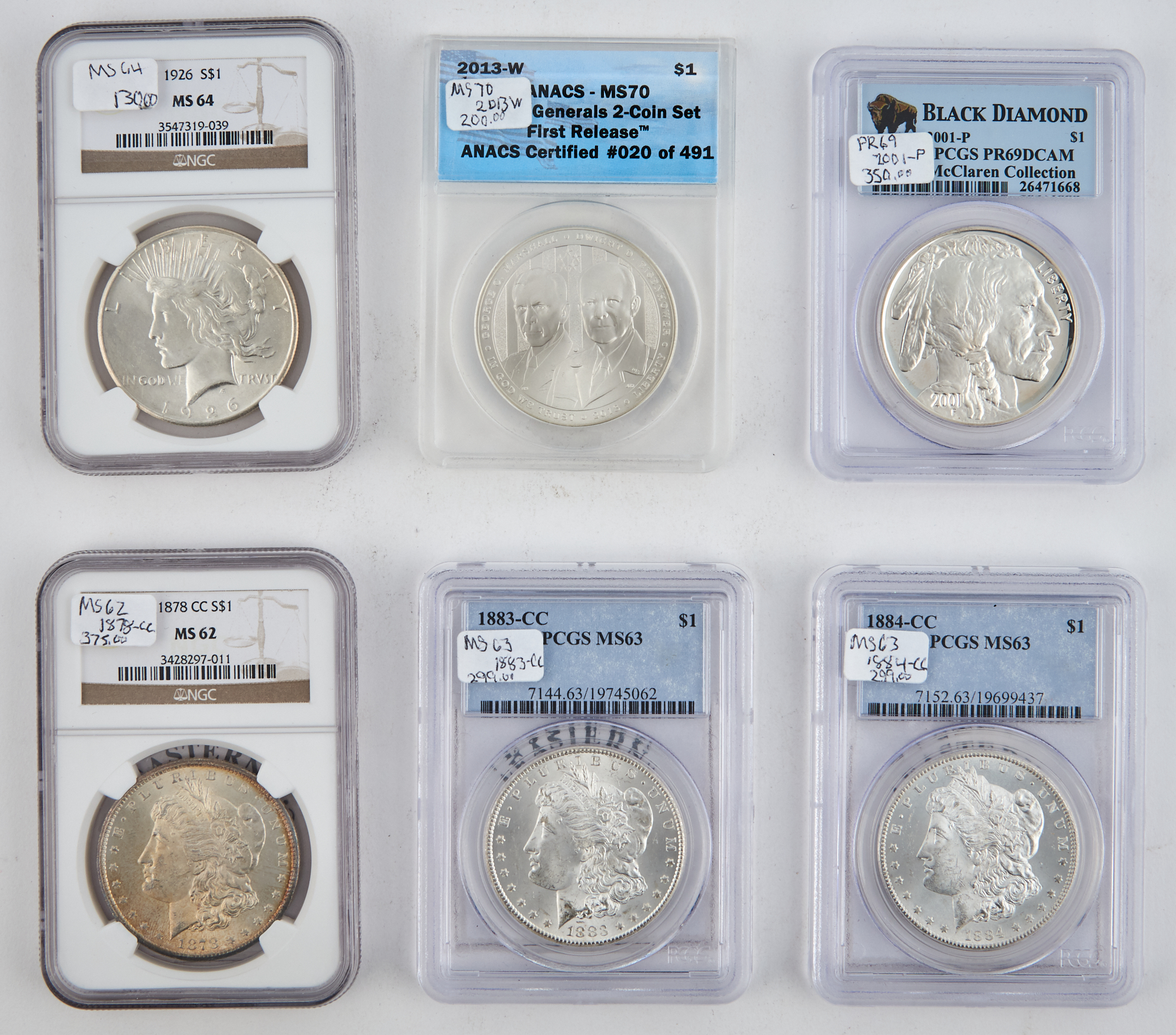 Lot image - United States Silver Dollar Group
