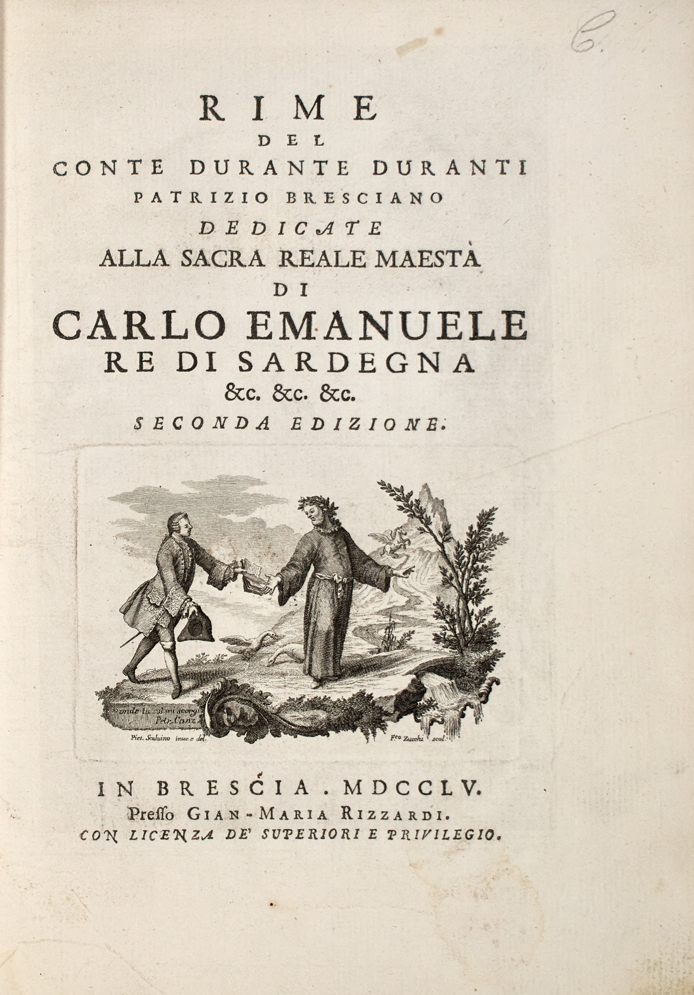 Lot image - DURANTI, DURANTE. Rime...