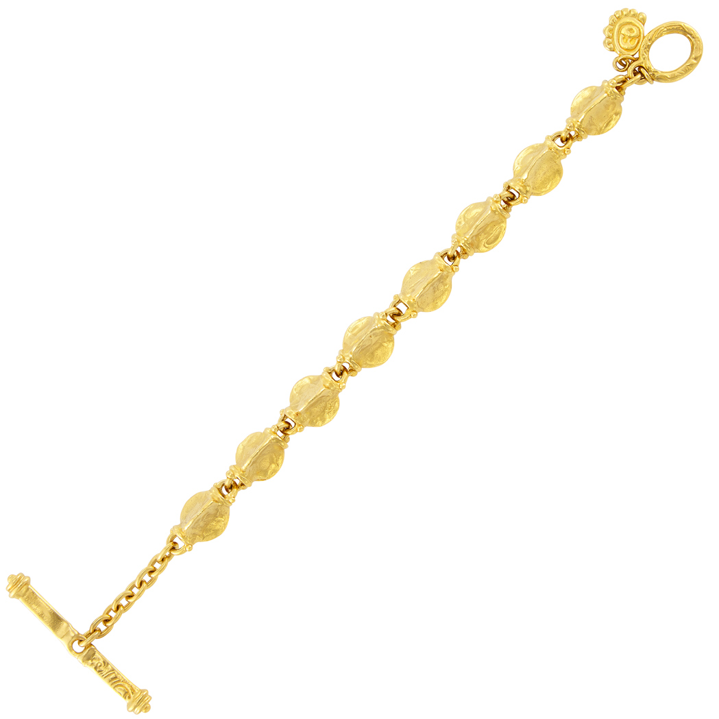 Lot image - High Karat Gold Bracelet, Denise Roberge