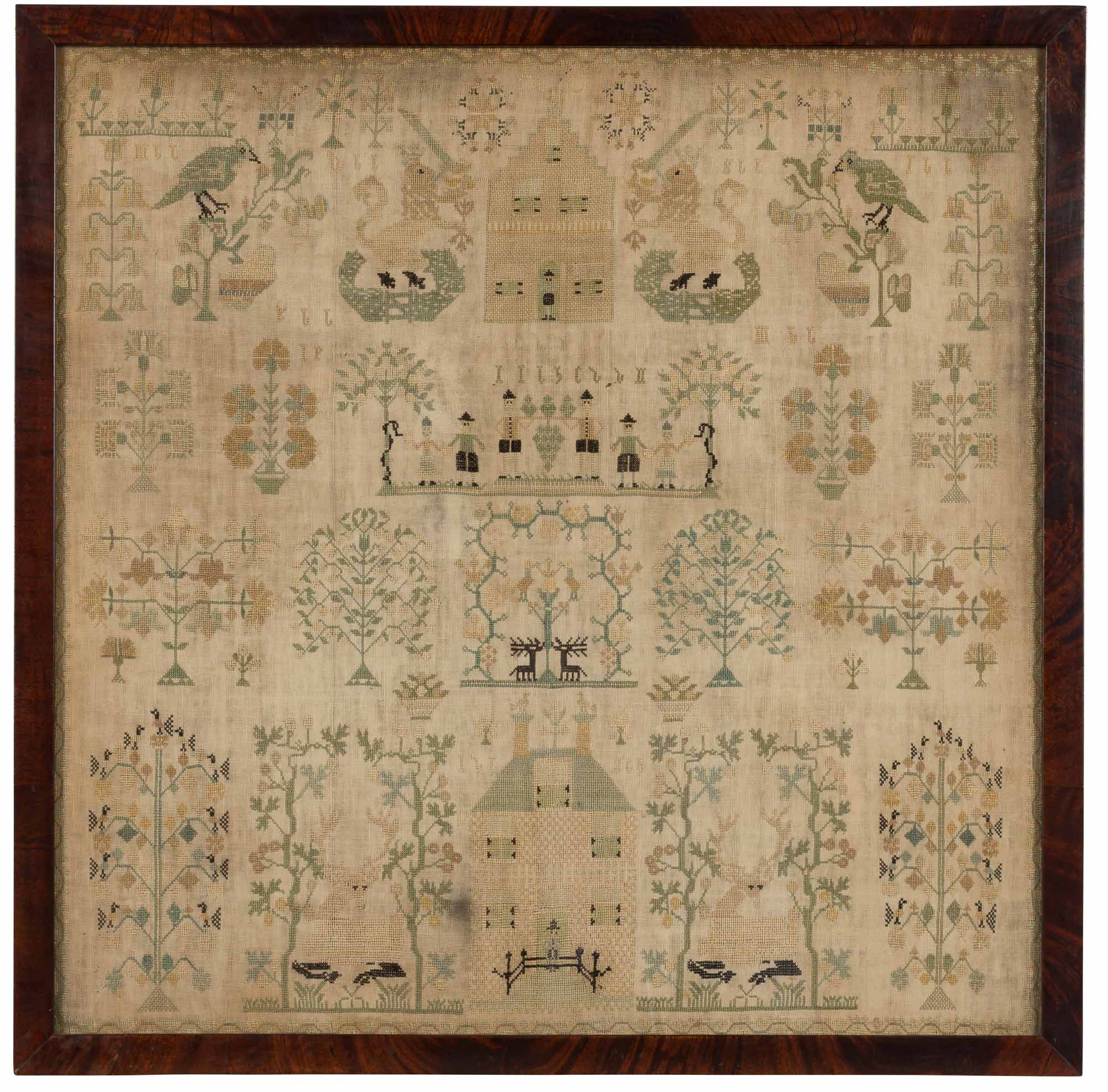 Lot image - Needlework Sampler