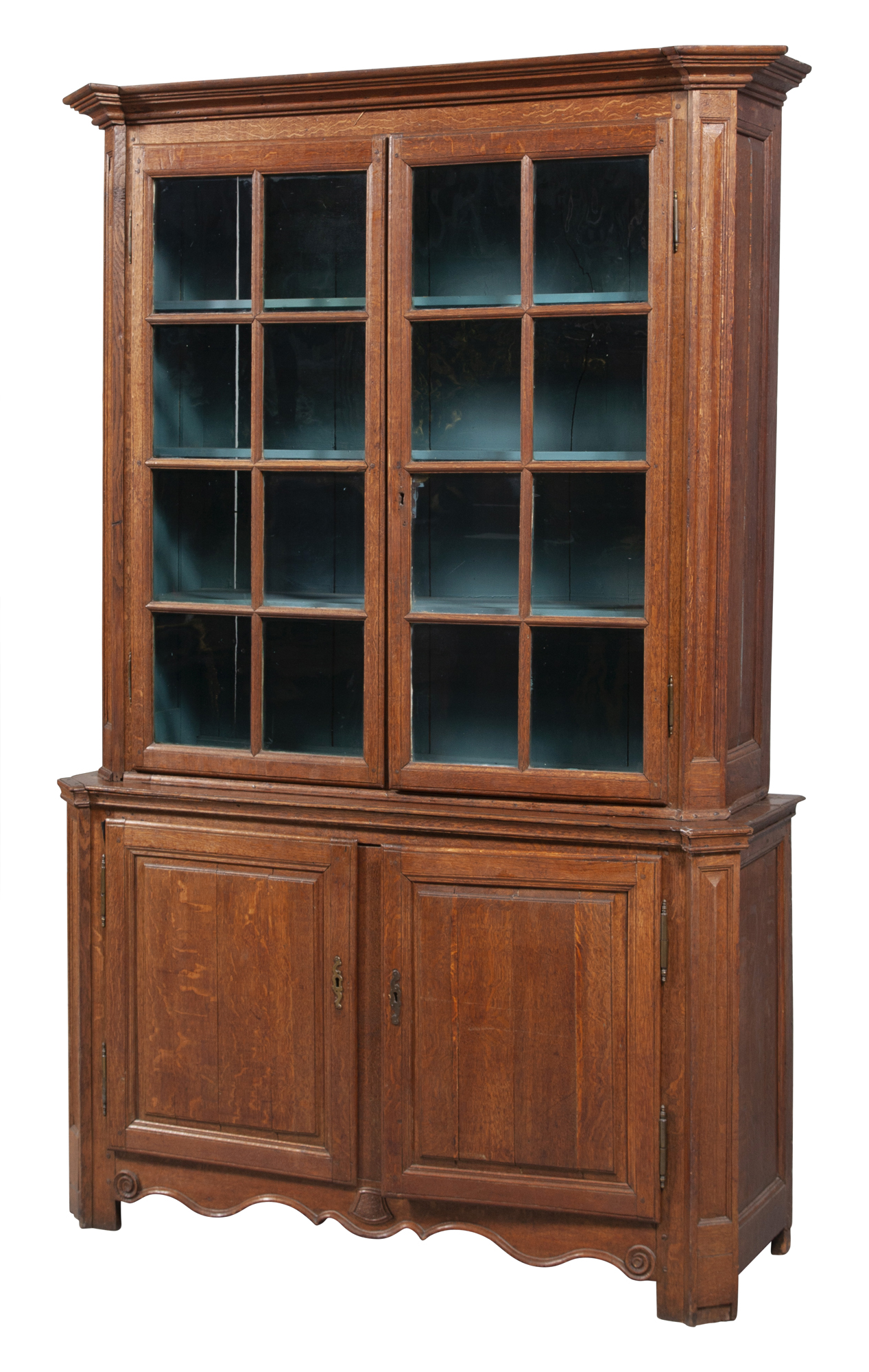 Lot image - Louis XVI Style Oak Bookcase