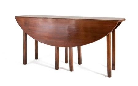 Lot image - George III Mahogany Hunt Table