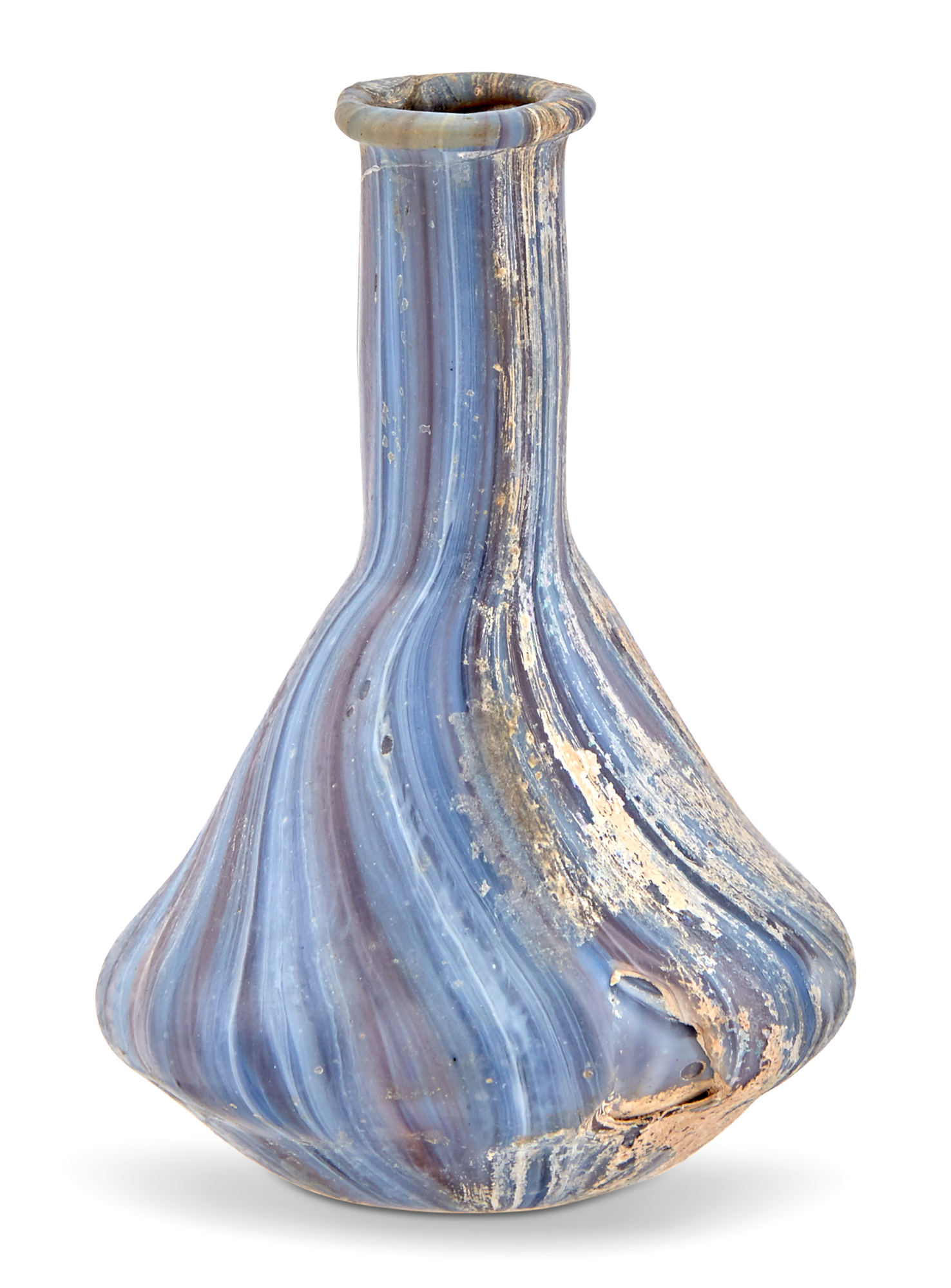 Lot image - Roman Marvered Glass Bottle