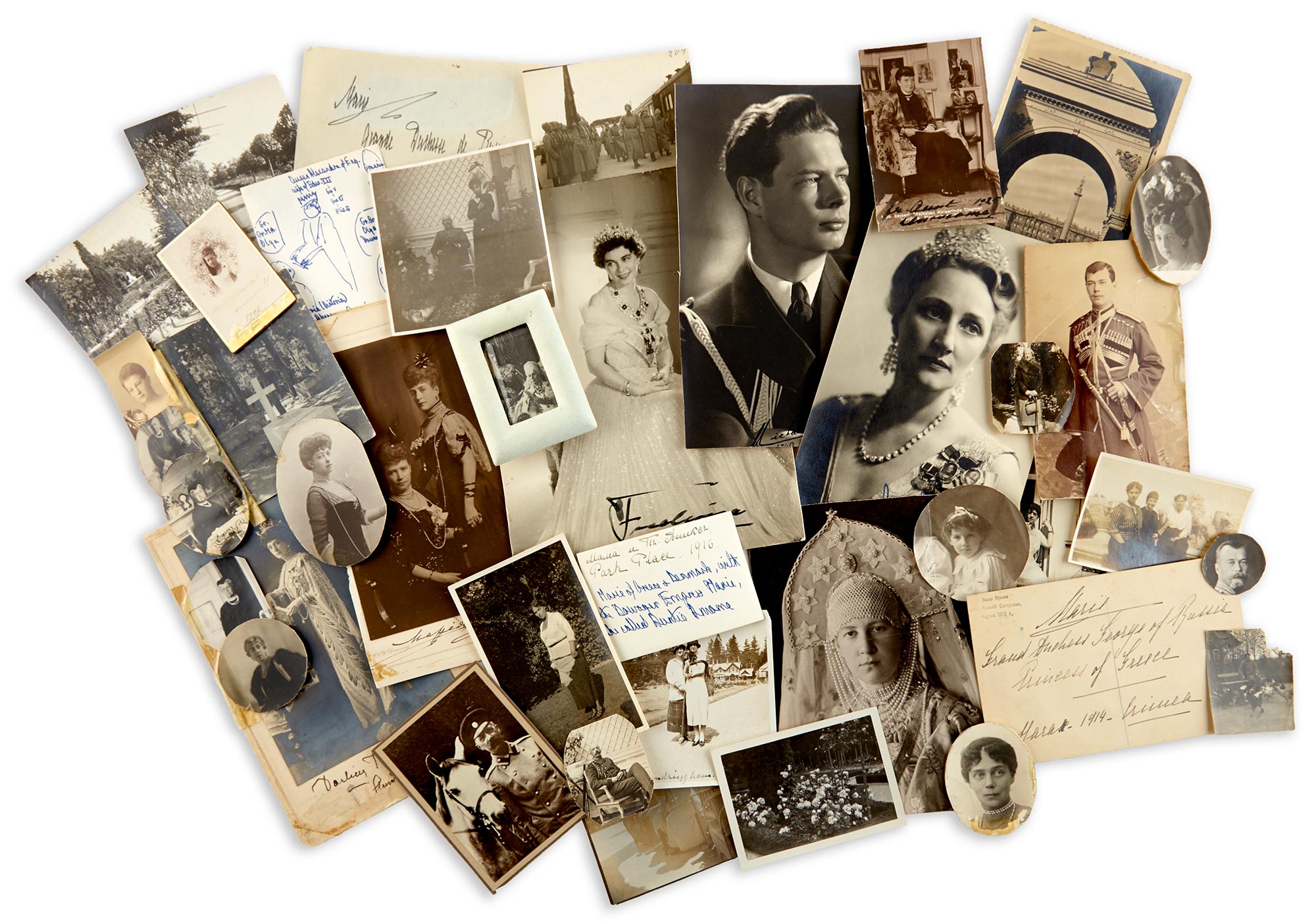 Lot image - Russian Imperial Family: Miscellaneous Group of Photographs