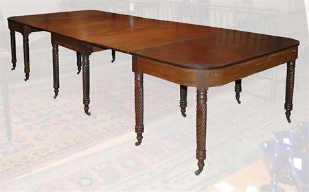 Lot image - Classical Mahogany Dining Table