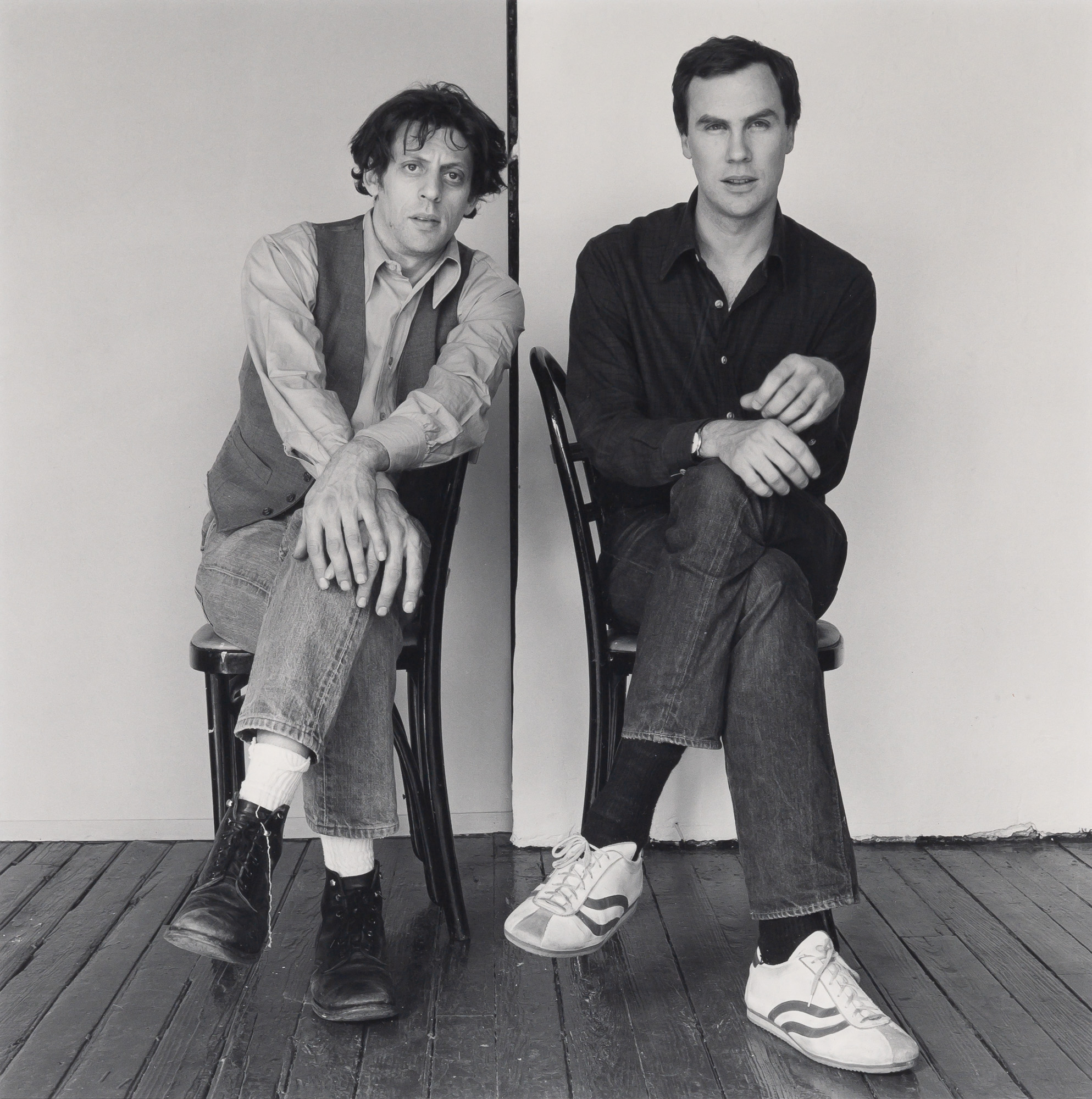 Lot image - MAPPLETHORPE, ROBERT (1946-1989)  Philip Glass and Robert Wilson,