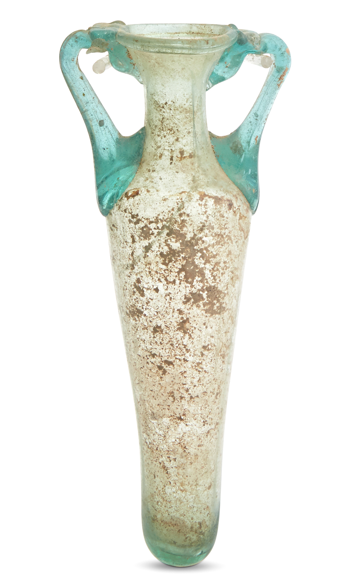 Lot image - Roman Green Glass Amphoriskos