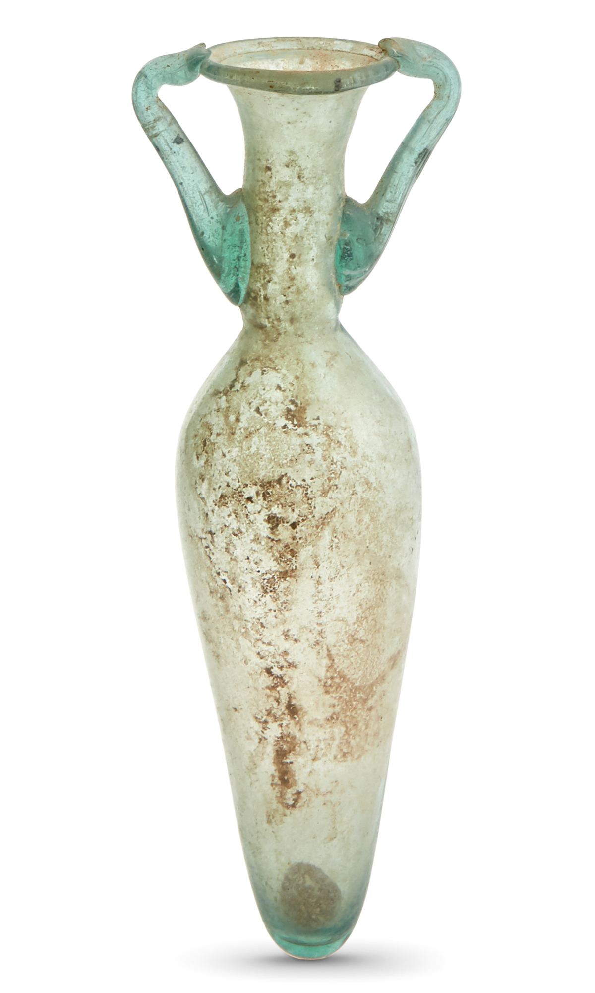 Lot image - Roman Green Glass Amphoriskos